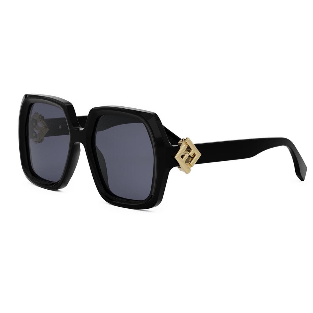 Shop Fendi Sunglasses In Nero/nero