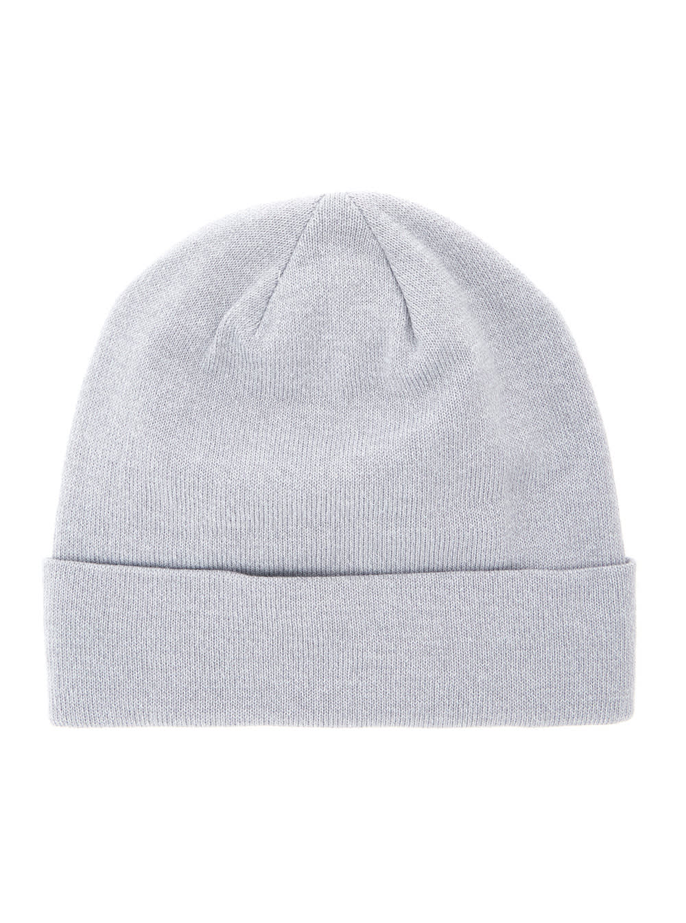 The North Face Melange Light Grey Stretch Polyester Blend Beanie Hat In Gray