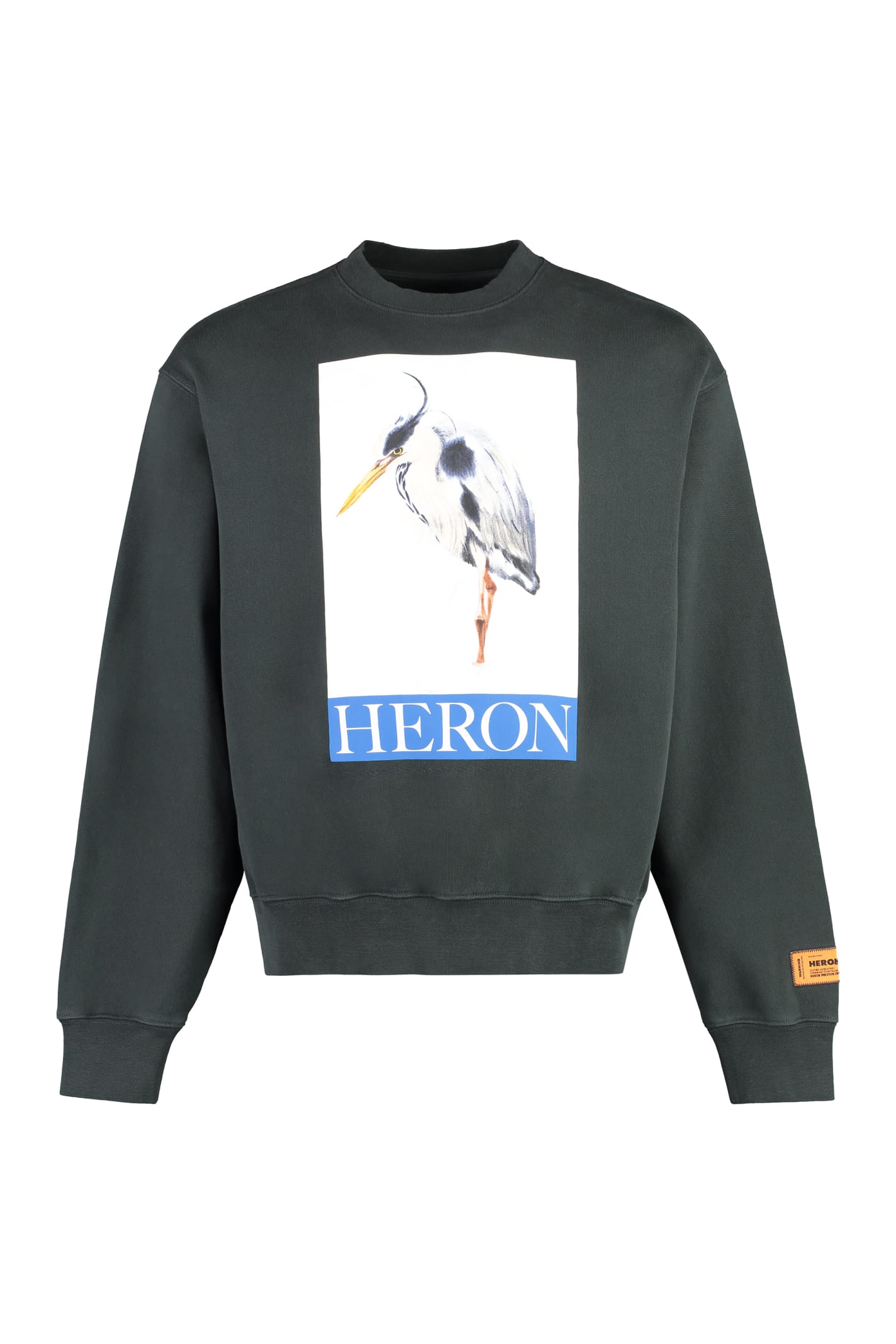 Shop Heron Preston Printed Cotton Sweatshirt In Green