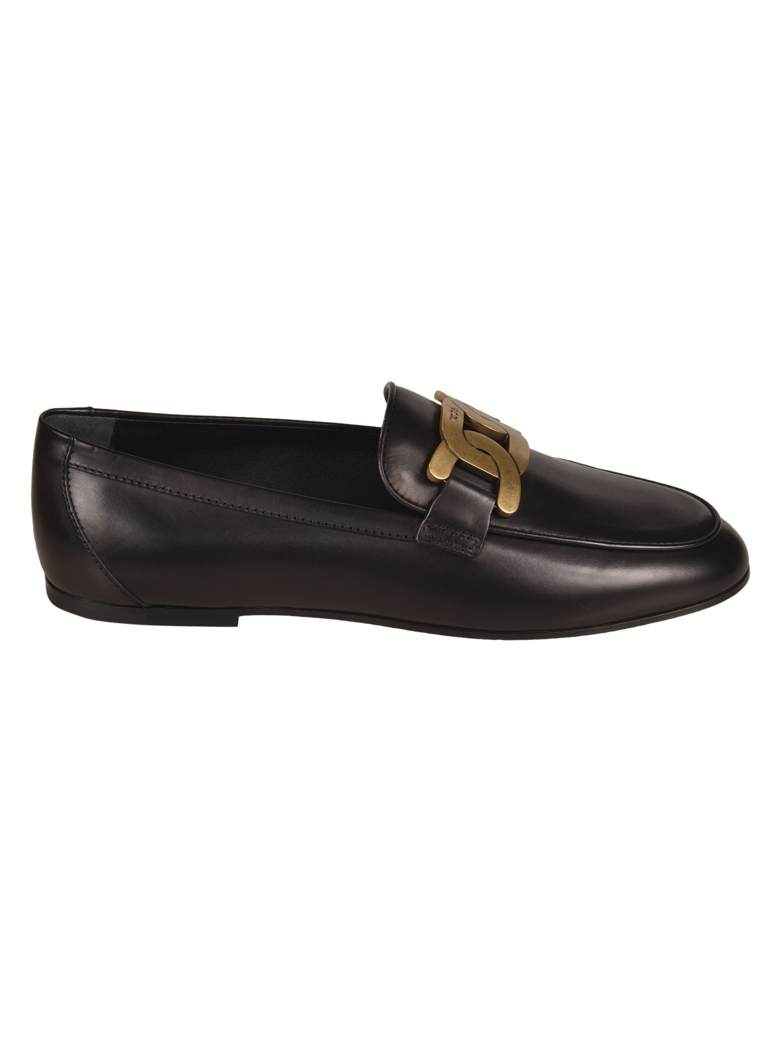 Tod's Chain Plaque Classic Loafers