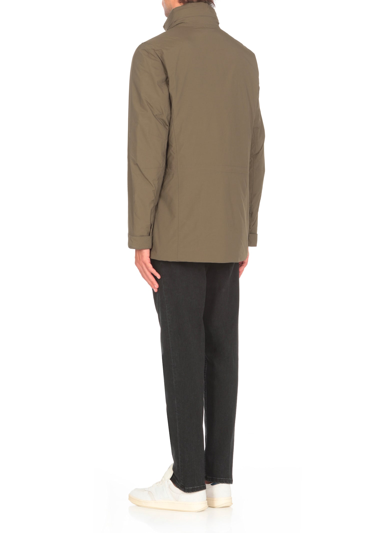 Shop K-way Manphy Ottoman Jacket In Green