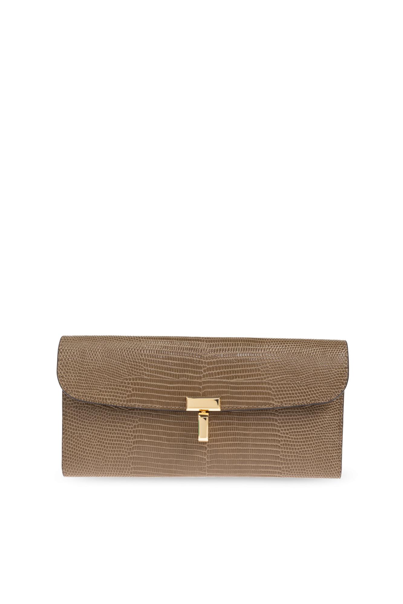 Totême Toteme Leather Wallet In Brown