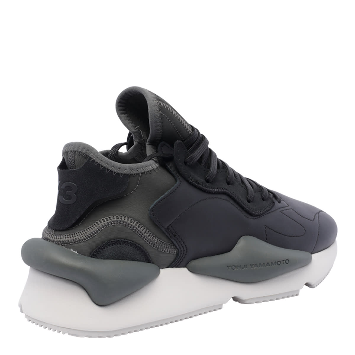 Shop Y-3 Kaiwa Sneakers In Black