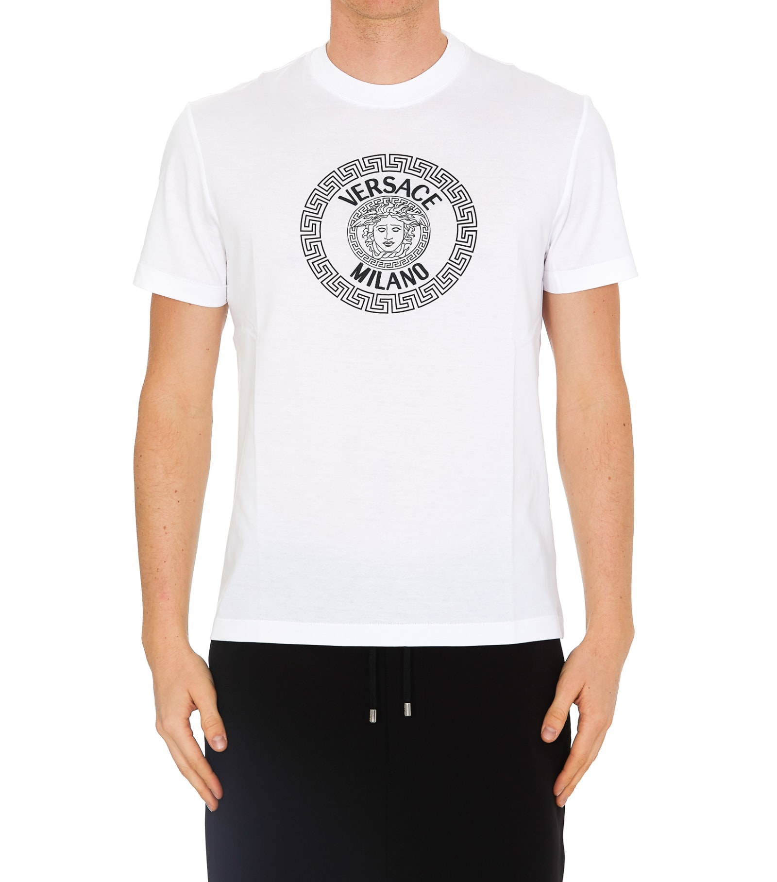 VERSACE T-SHIRT WITH LOGO,11220415