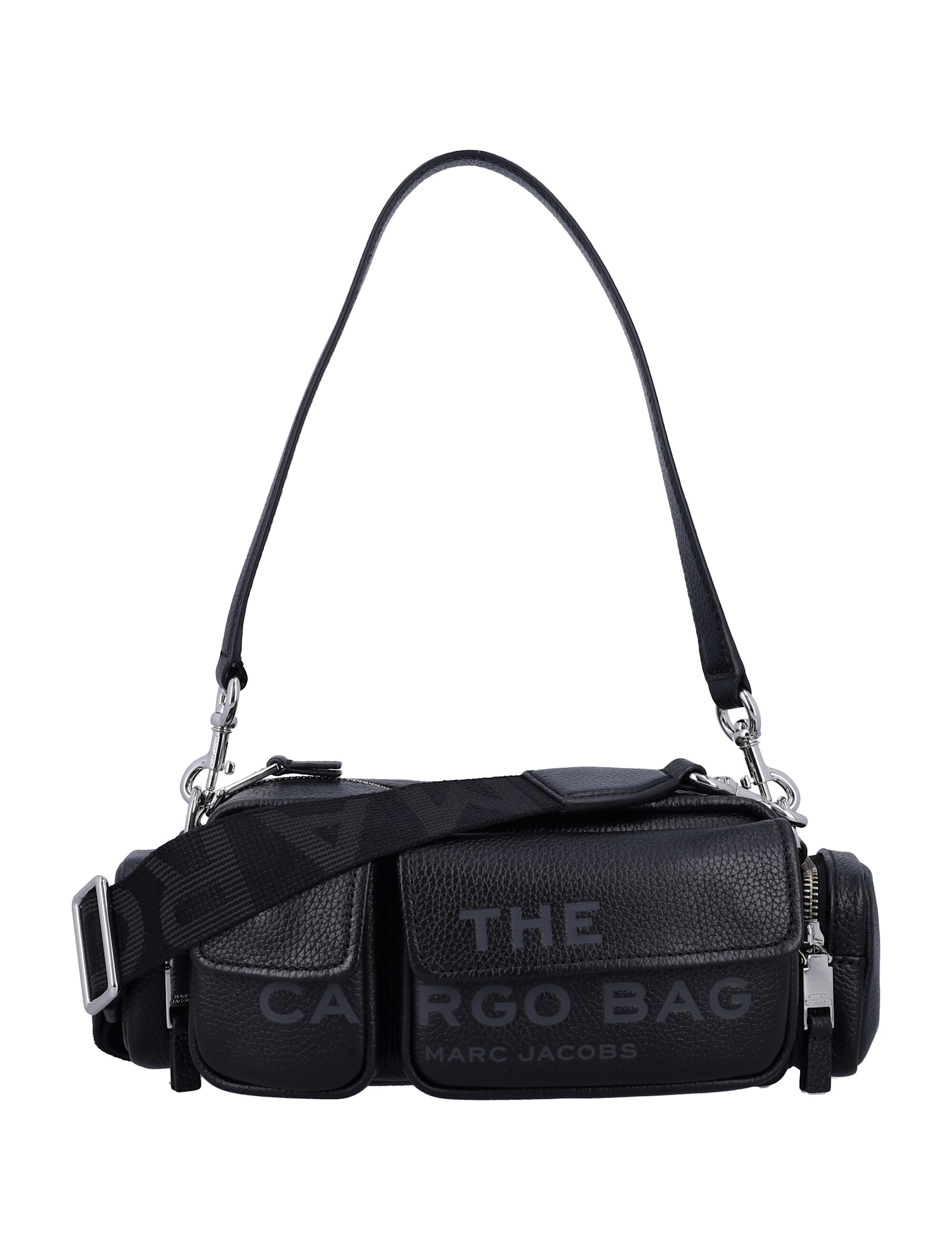 Marc Jacobs The Cargo Bag Leather Shoulder Bag In Black
