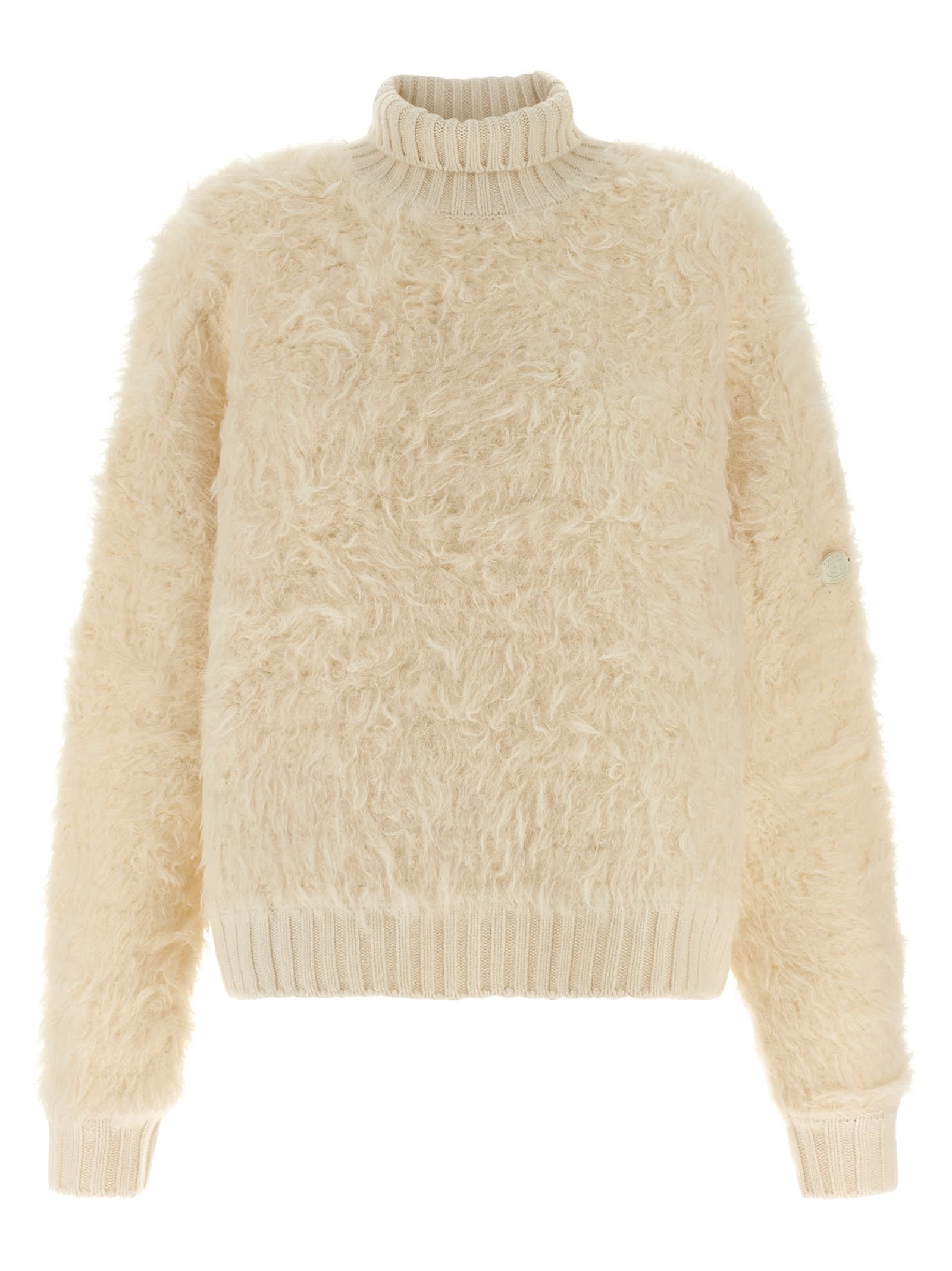 Goldbergh Bolleta Turtleneck Sweater In White