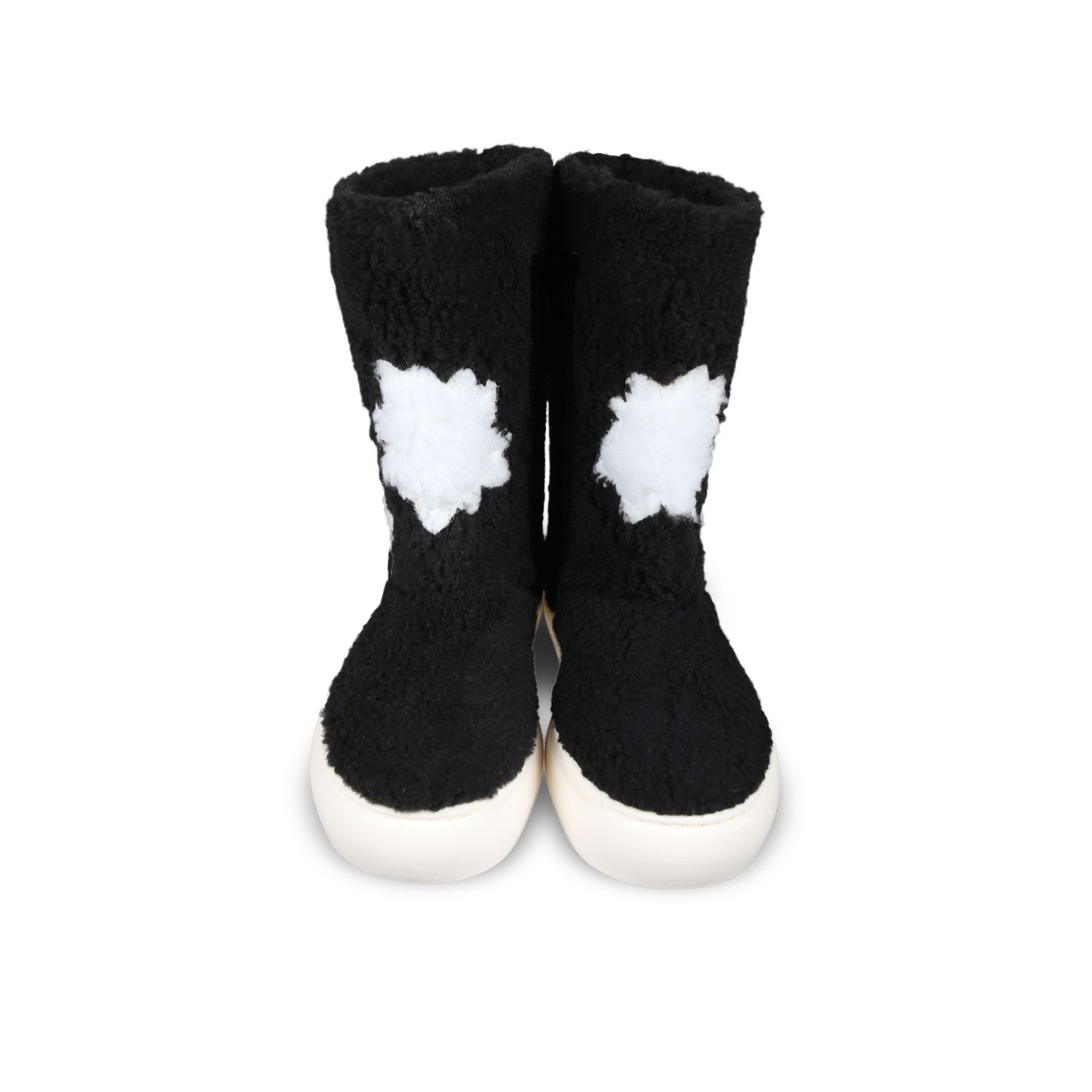 Marni Black Boots For Girl With Stars In Black