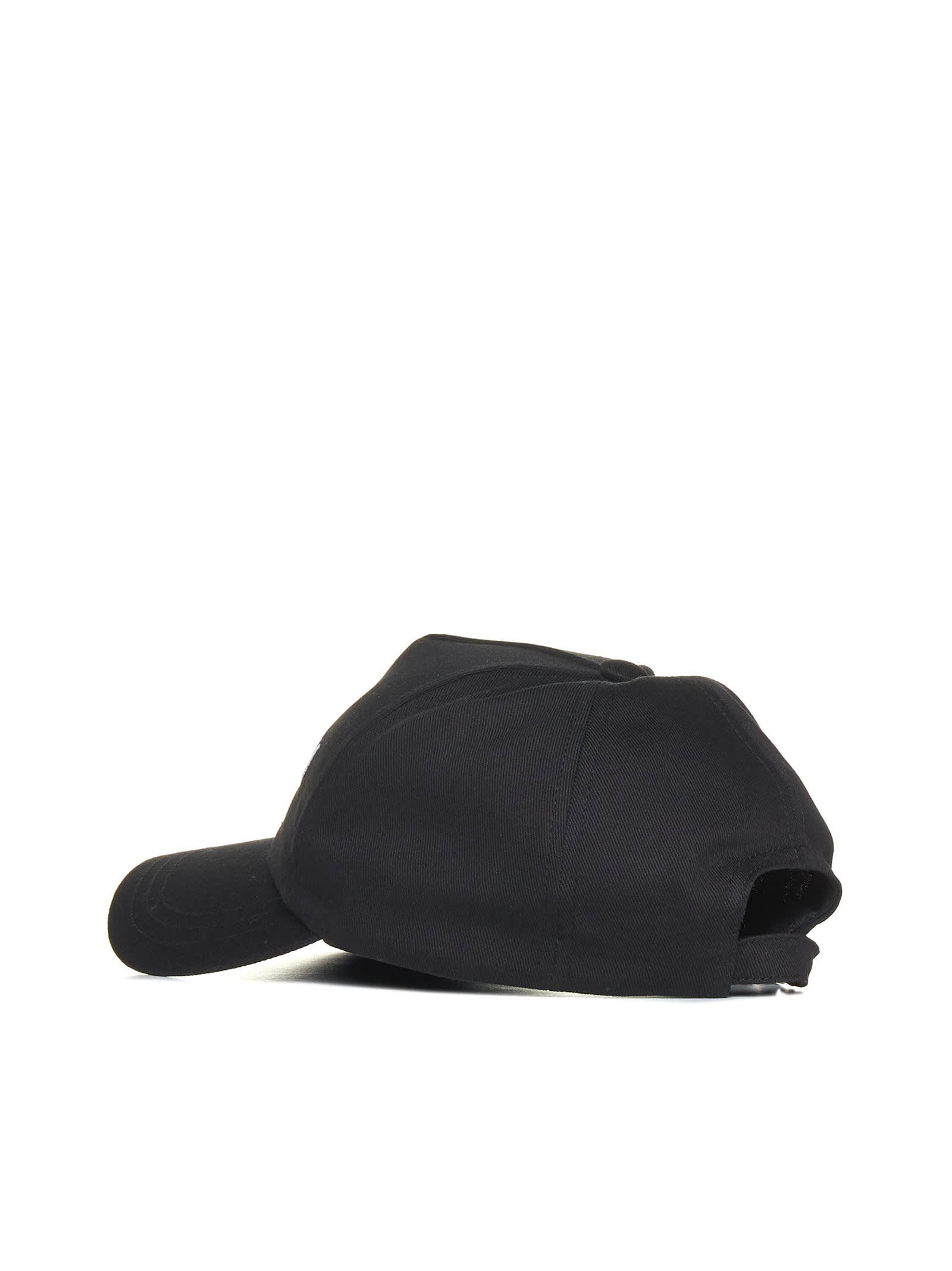 Shop Balmain Hat In Noir/blanc