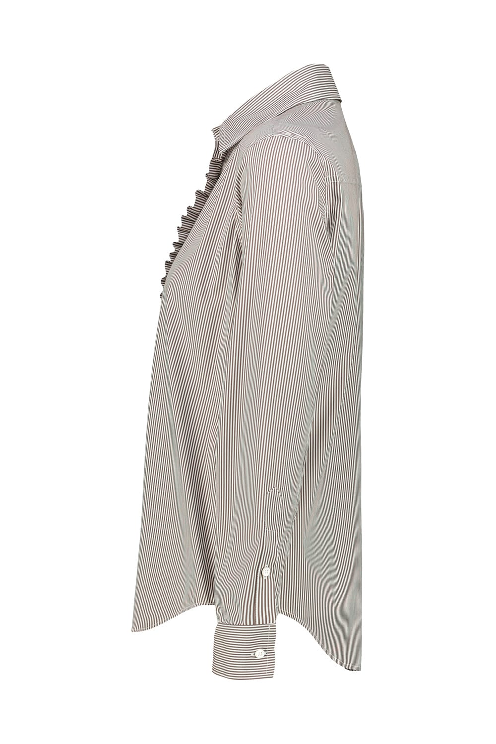 Drhope Dr. Hope Striped Cotton Shirt Clothing In Neutral