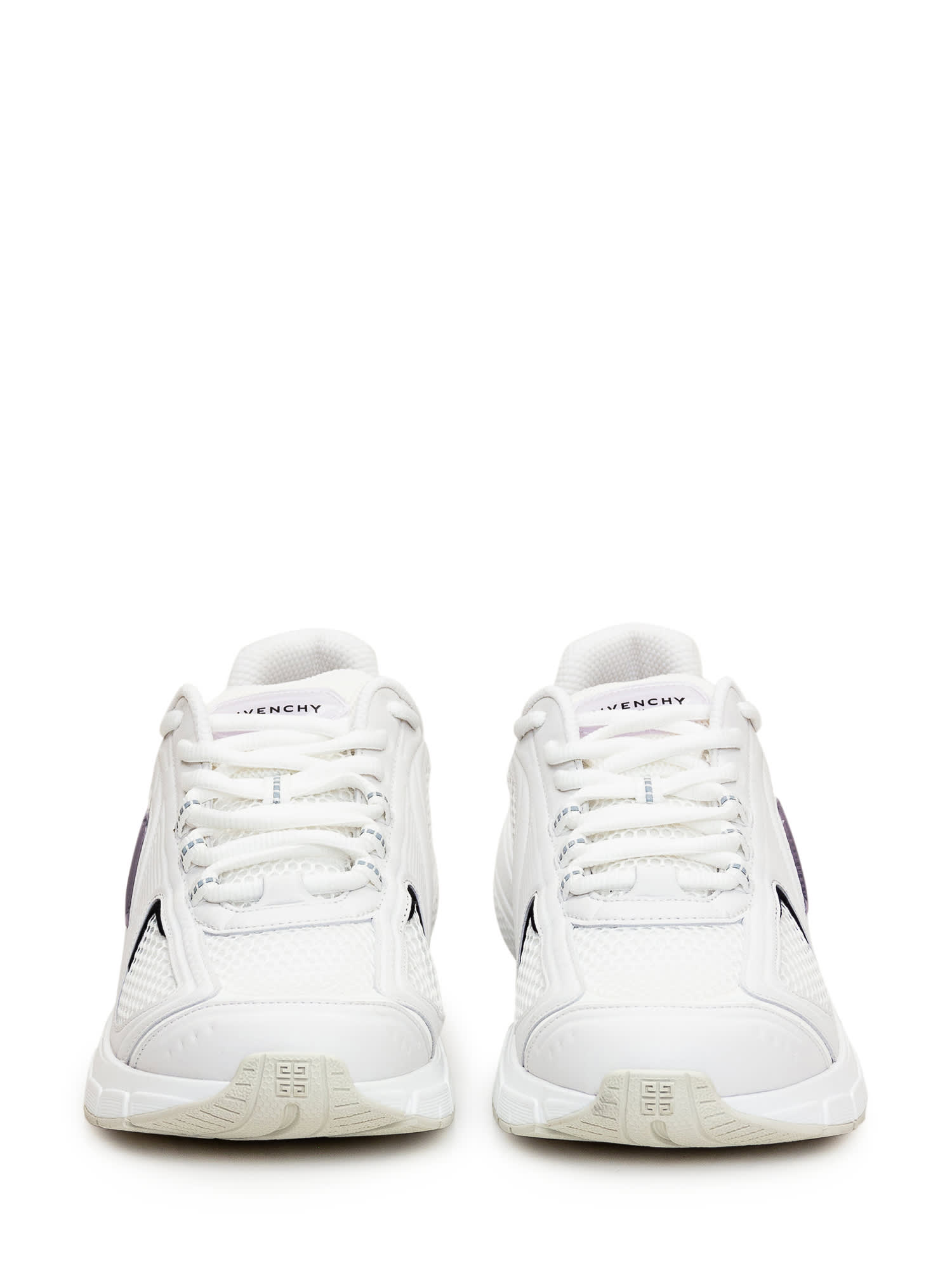 Givenchy Mesh And Alternative Material To Leather Sneakers In White