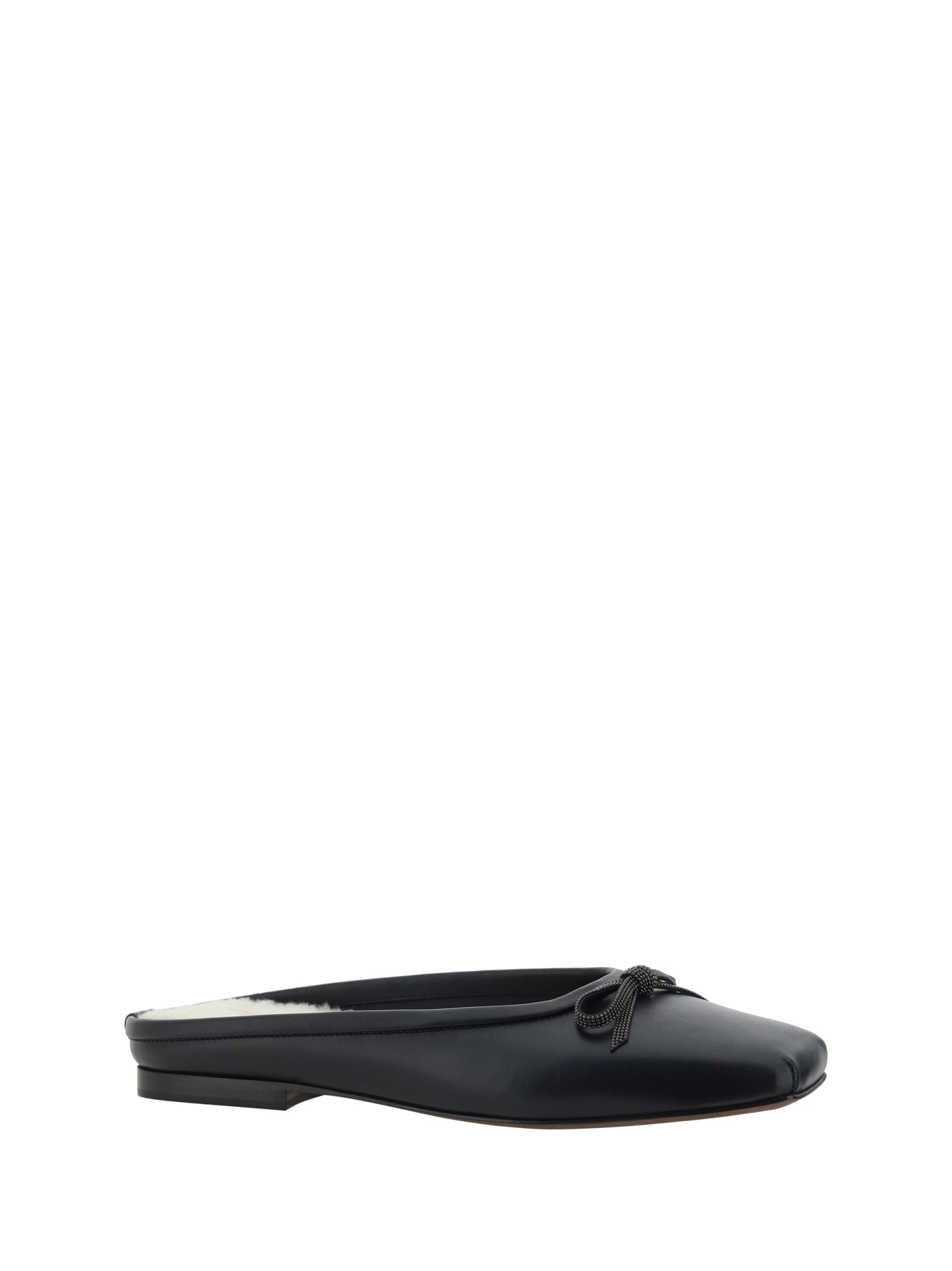 Shop Brunello Cucinelli Ballerinas In Nero