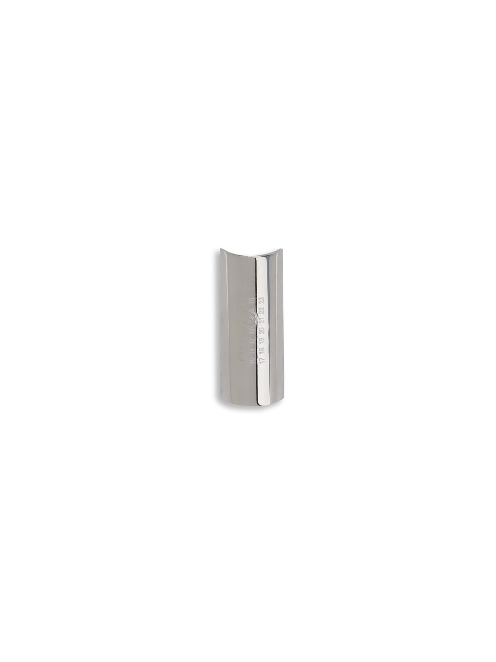 Mm6 Maison Margiela Rings In Gray