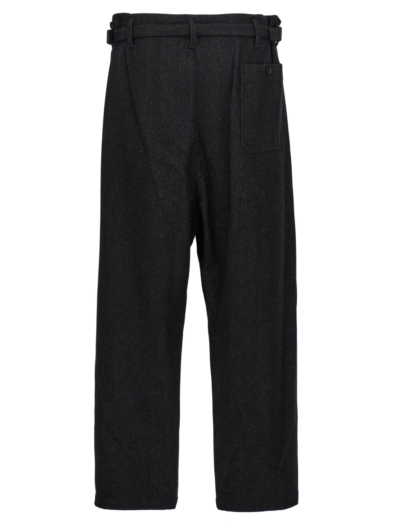 Shop Lemaire Carrot Pants In Gray