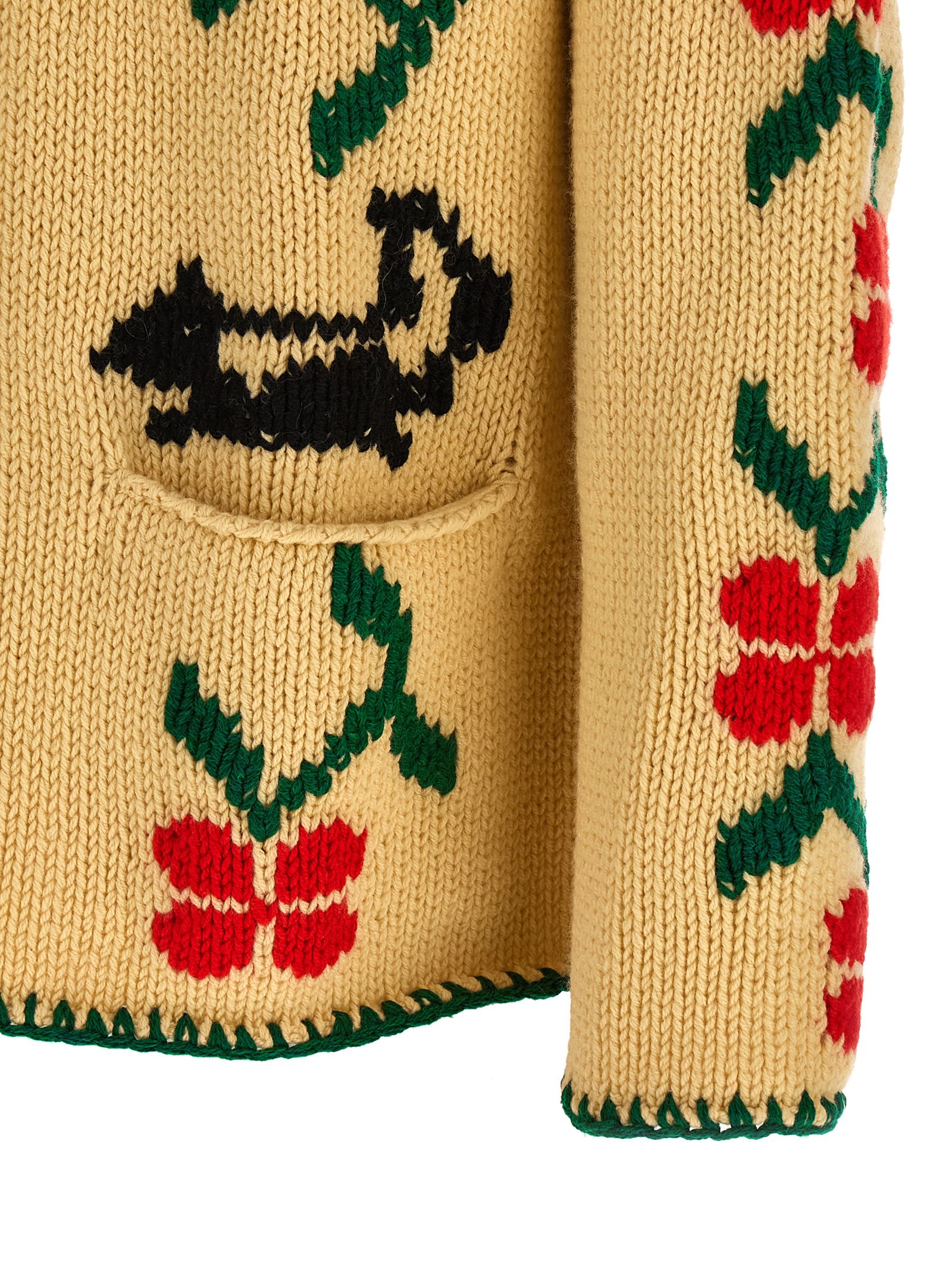 Bode Pirate Ship Cardigan In Neutral