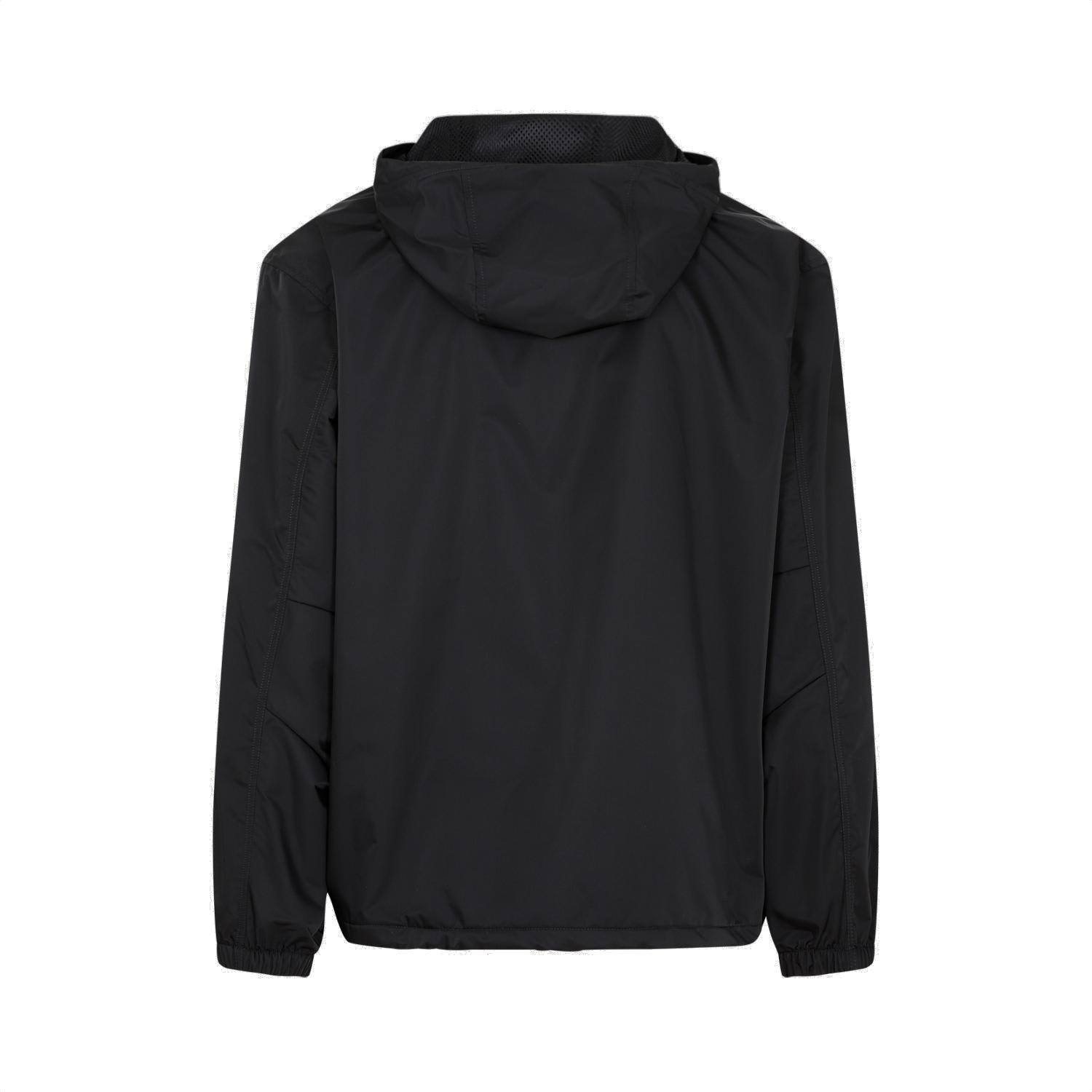 Shop Givenchy Logo Printed Windbreaker Jacket In Black