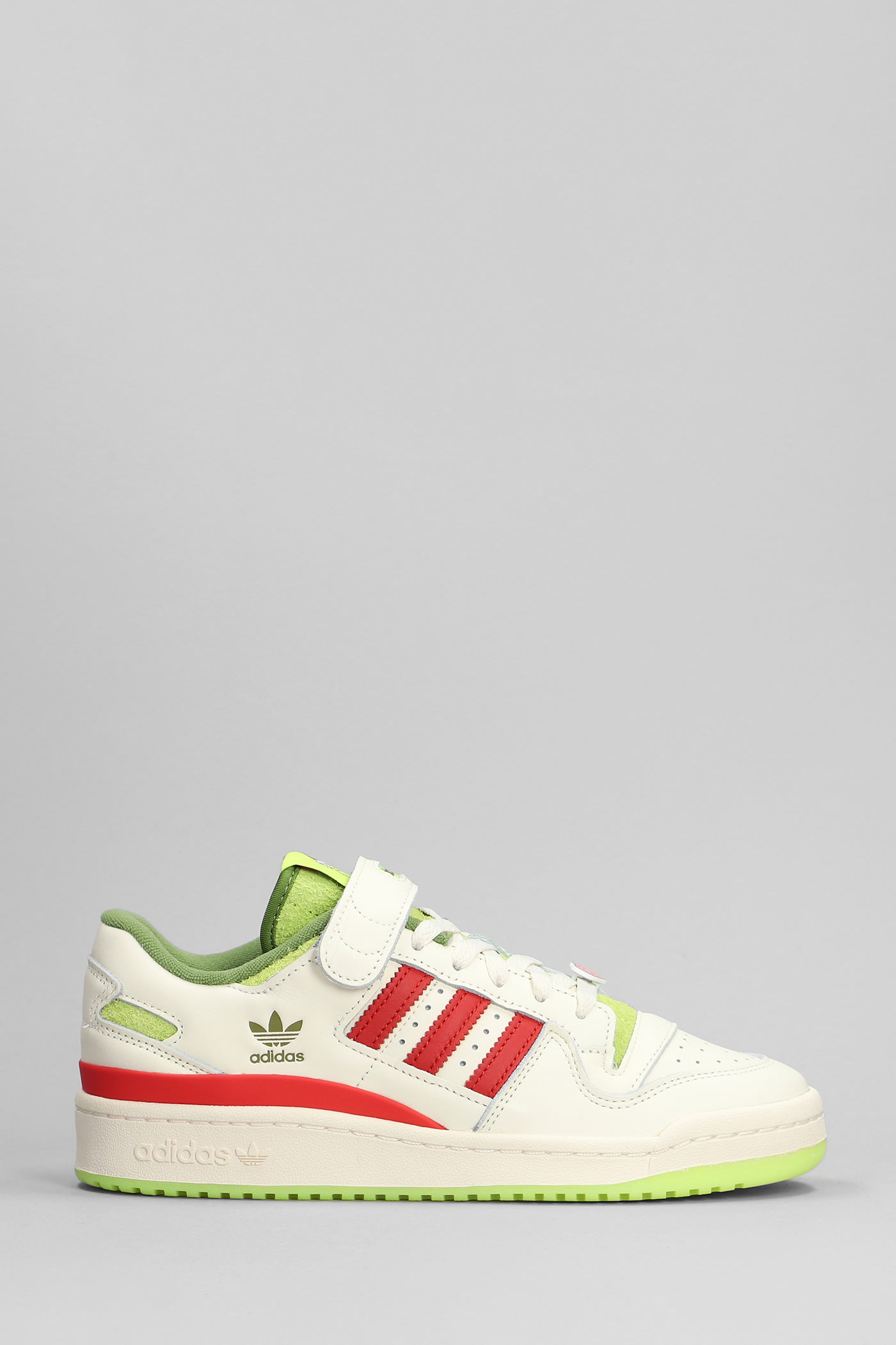 Shop Adidas Originals The Grinch Special Edition Sneakers In Beige Leather