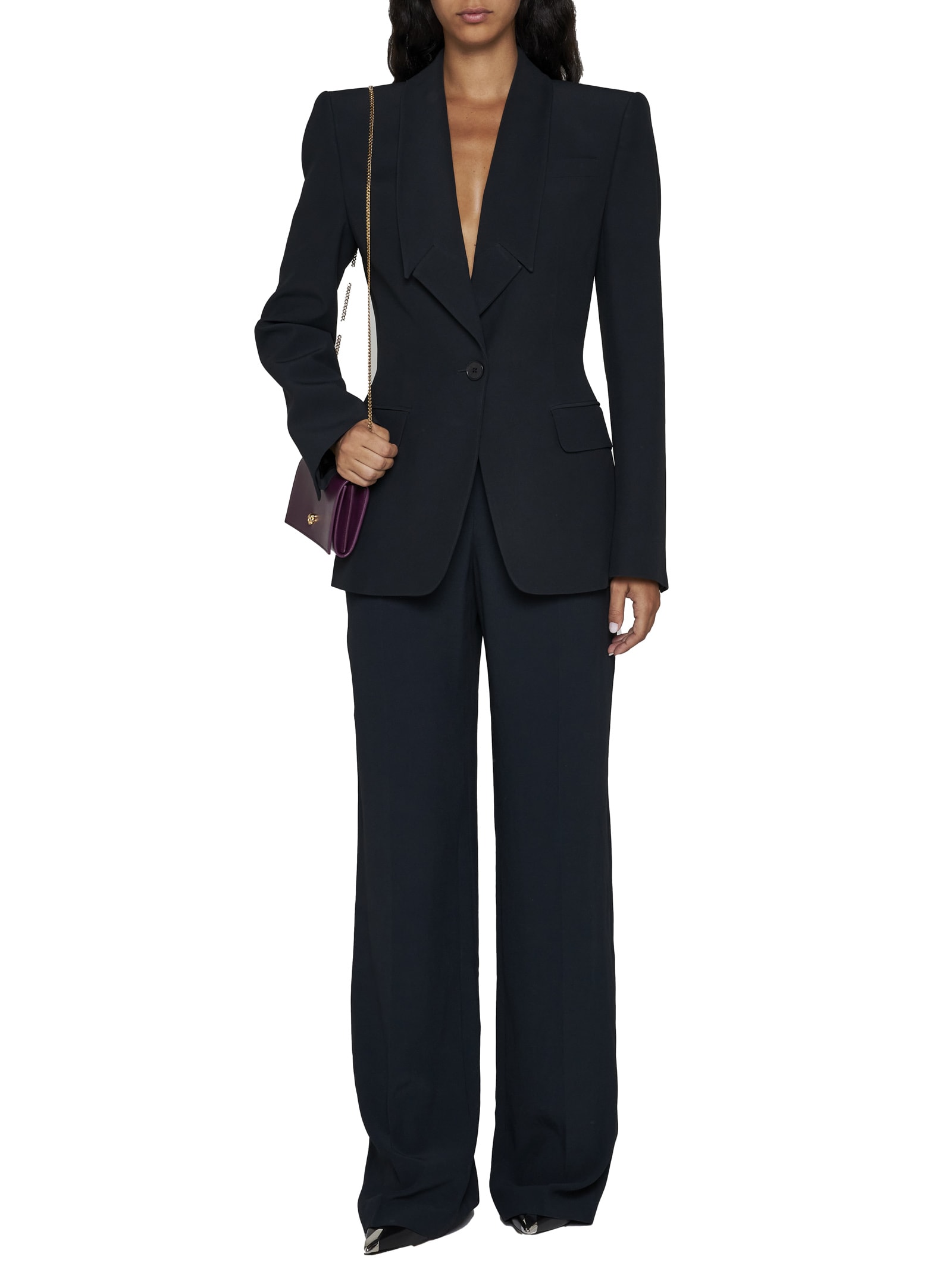 Alexander Mcqueen Pants In Black