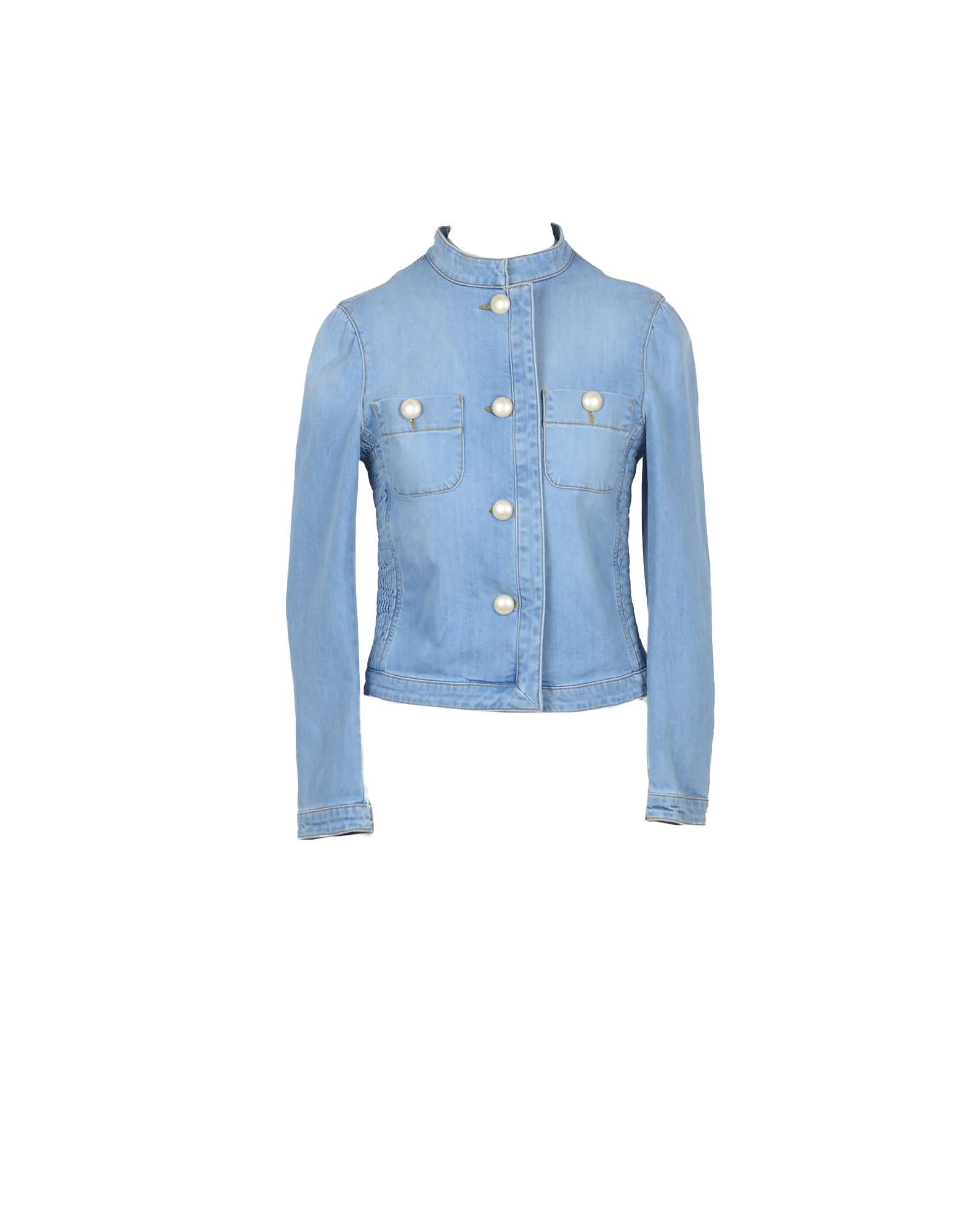 Moschino Womens Blue Jacket