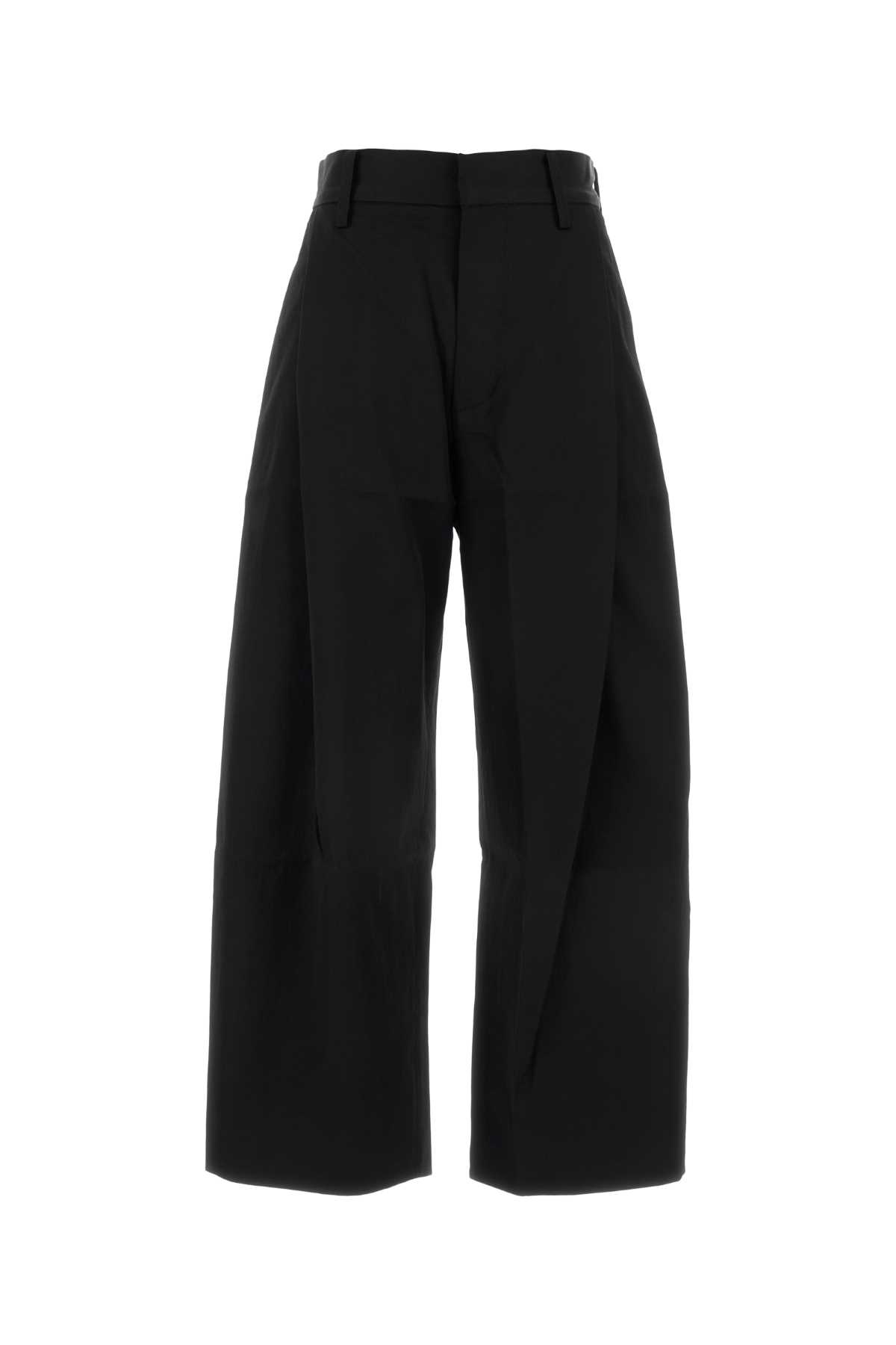 Shop Uma Wang Black Viscose Blend Pudding Pant