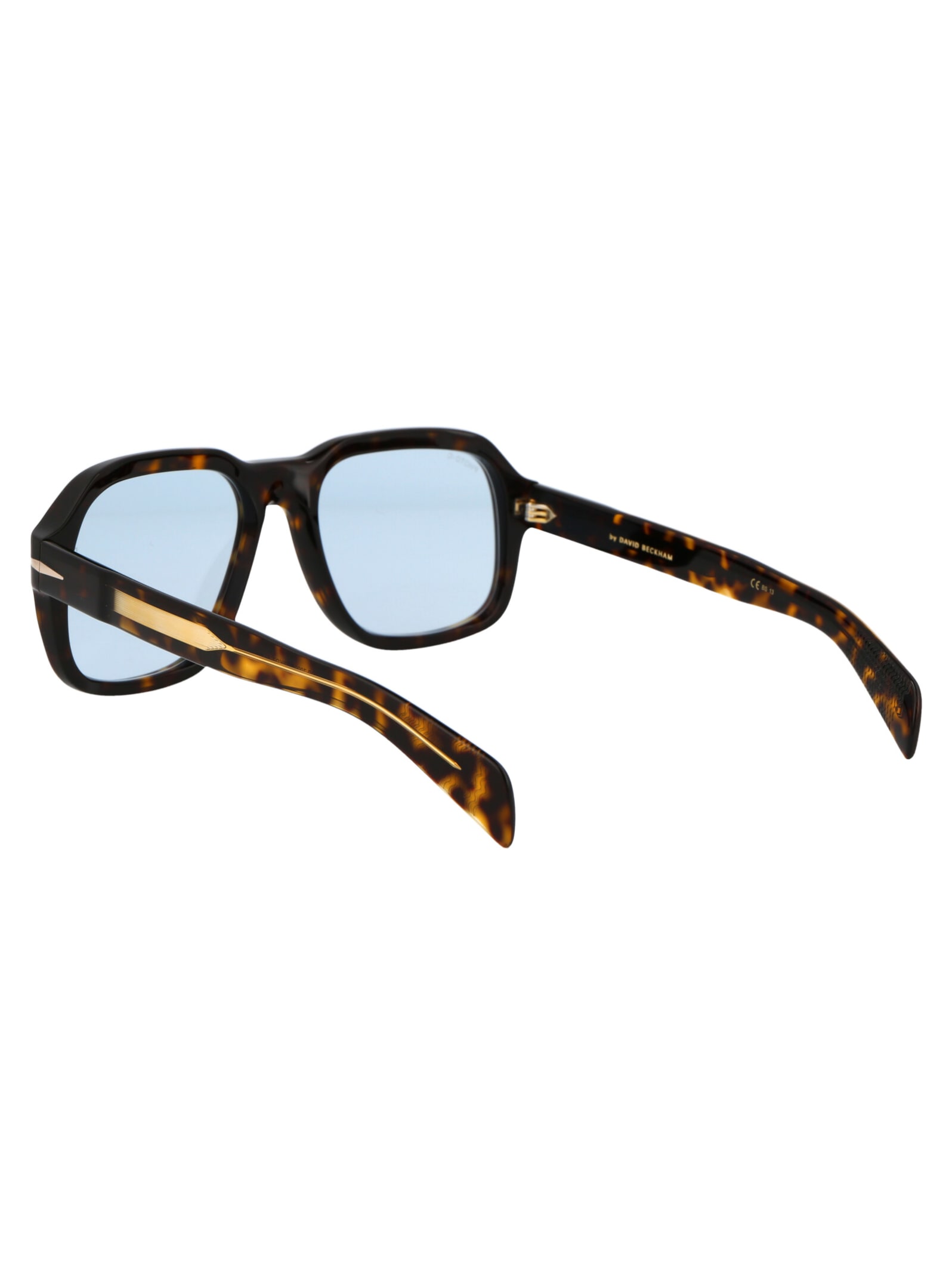 Shop Db Eyewear By David Beckham Db 7090/s Sunglasses In 2ik/qz Havana Gold