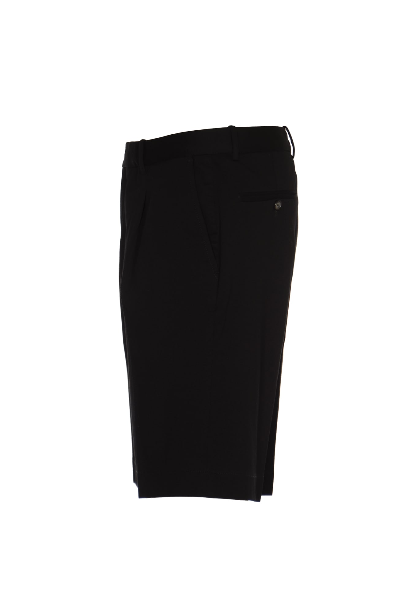 Shop Circolo 1901 Pence Piquet Shorts In Black