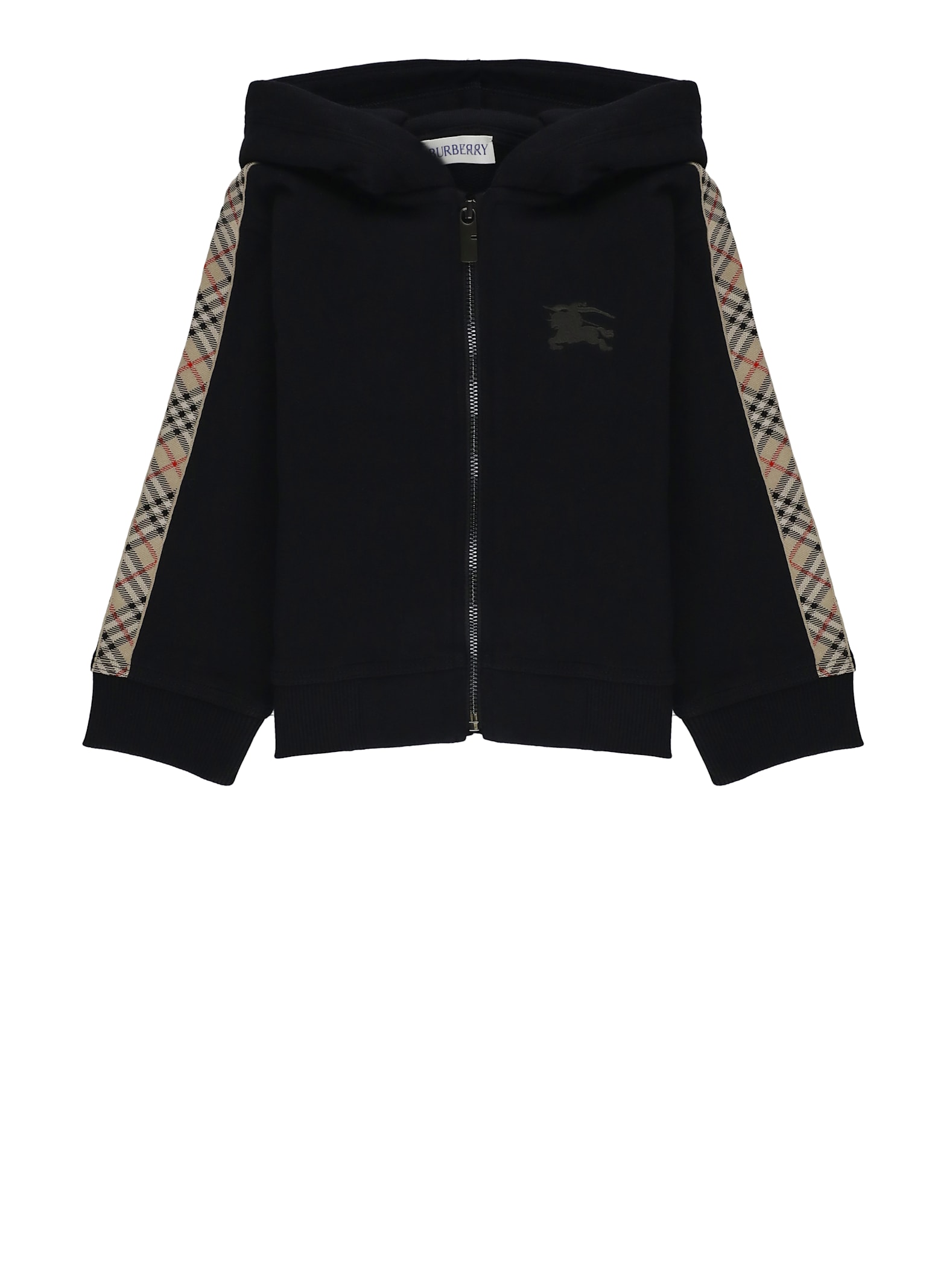 Burberry Sweatshirt With Logo In Black