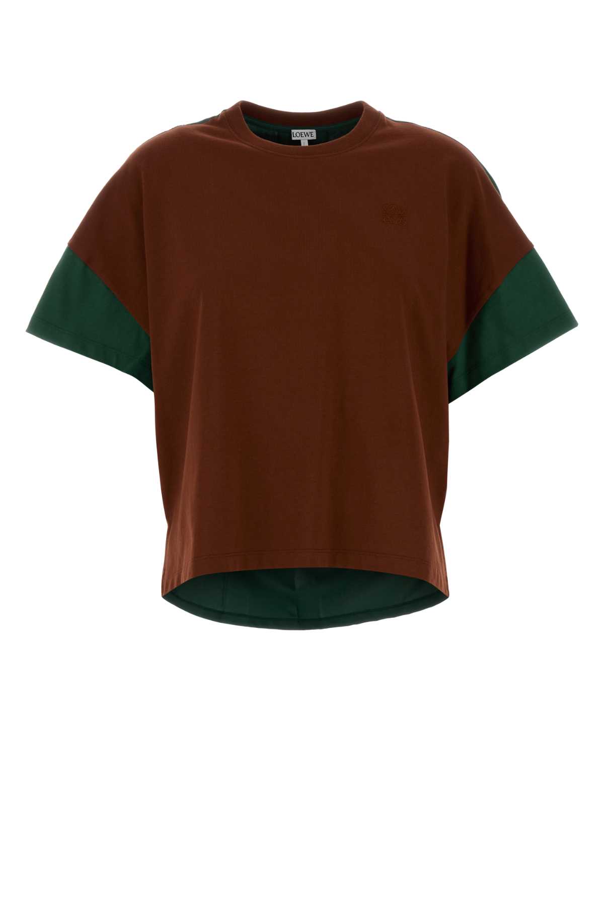 Loewe Multicolor Cotton And Silk T-shirt