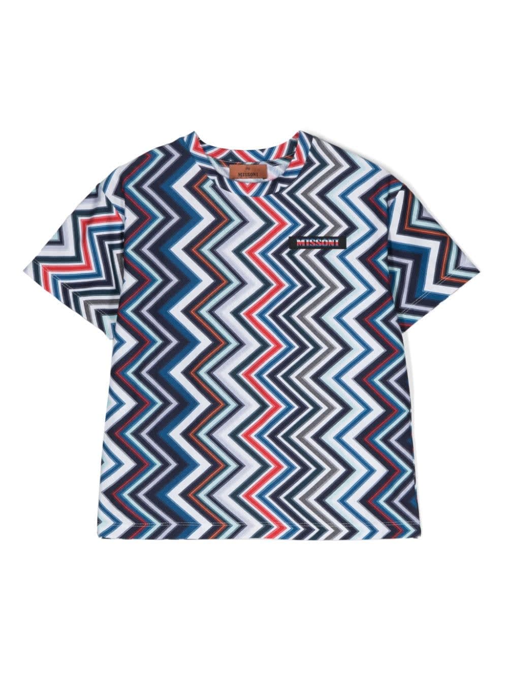 Shop Missoni T-shirt Con Stampa In Multicolor