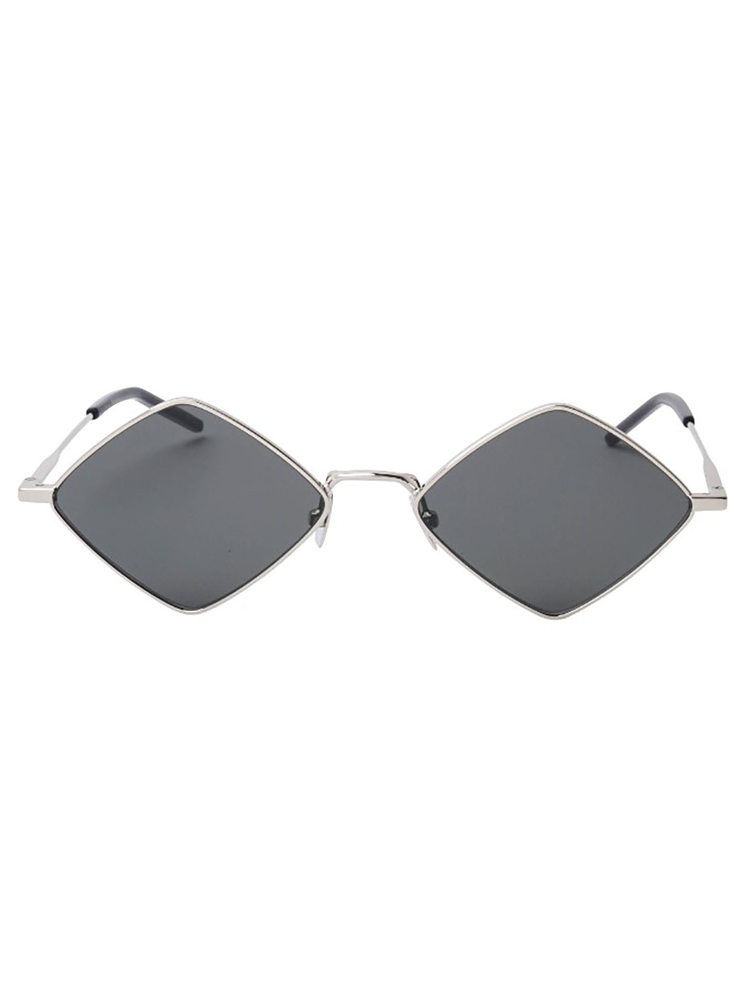 Shop Saint Laurent Sl 302 Lisa Sunglasses In Silver Silver Grey