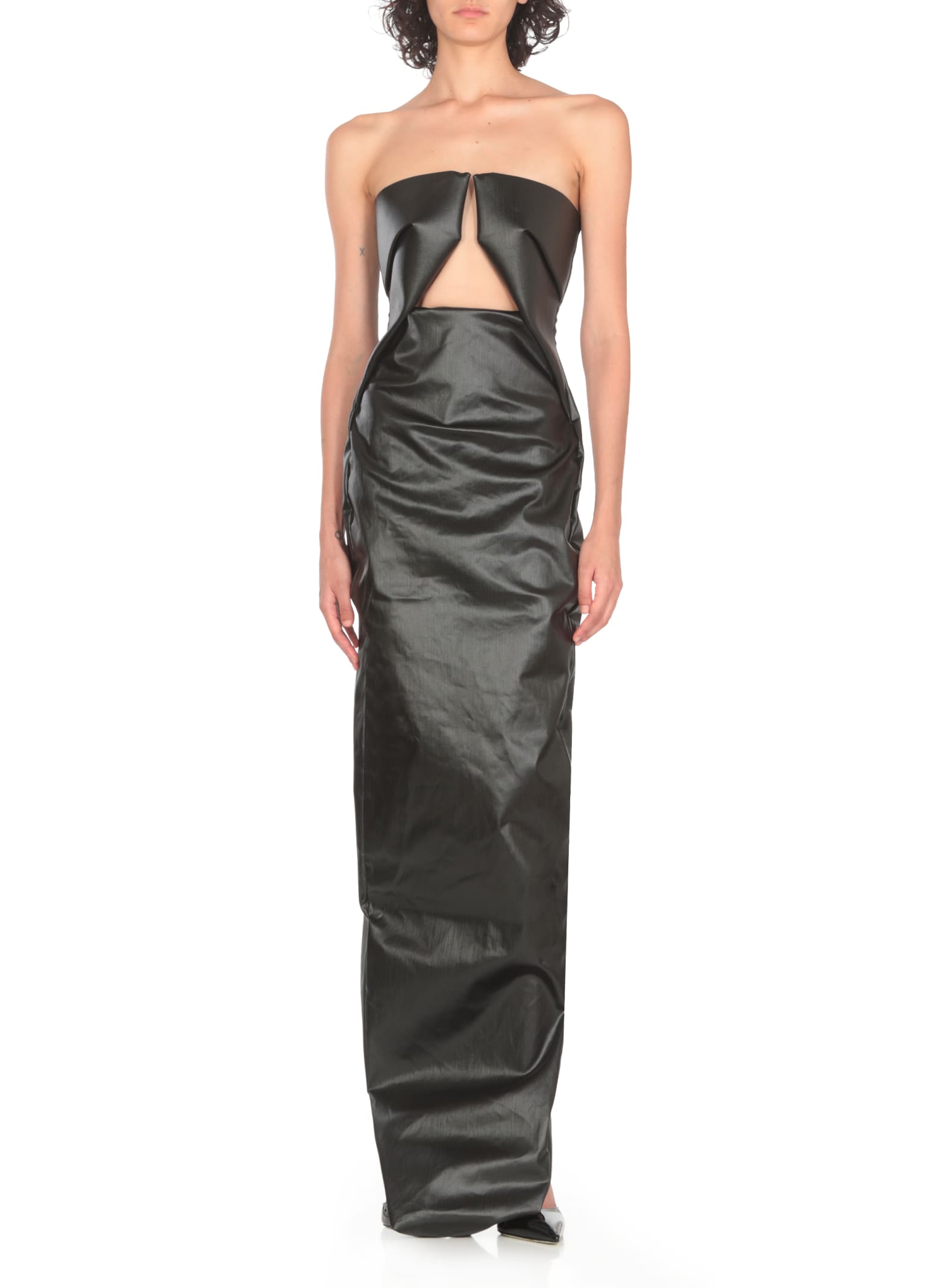 Shop Rick Owens Prong Dress In Black