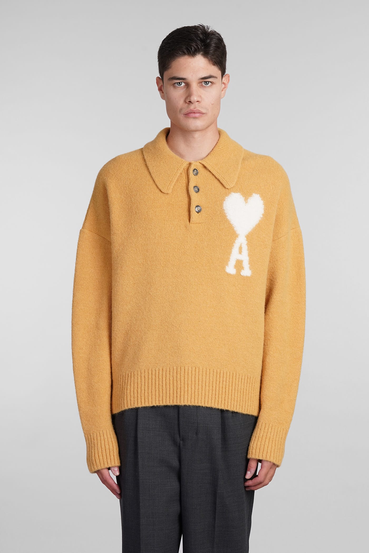 Knitwear In Yellow Wool