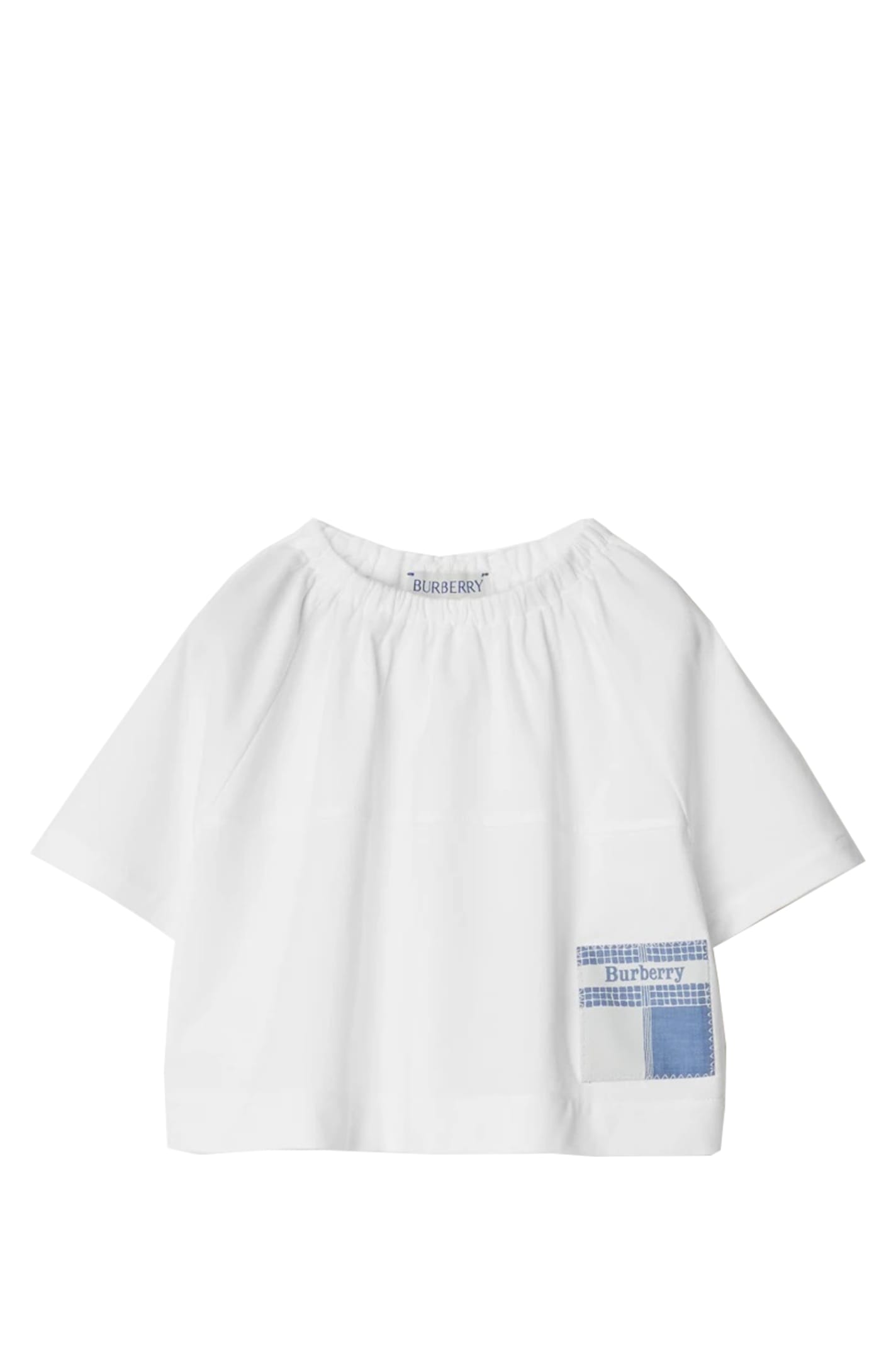 Burberry Kids' Cotton T-shirt In White