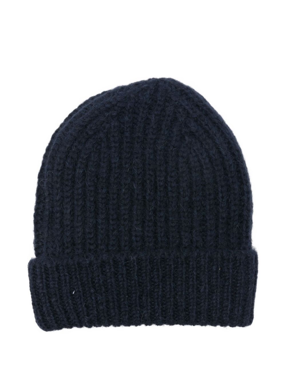 Closed Wool Beanie In Blue