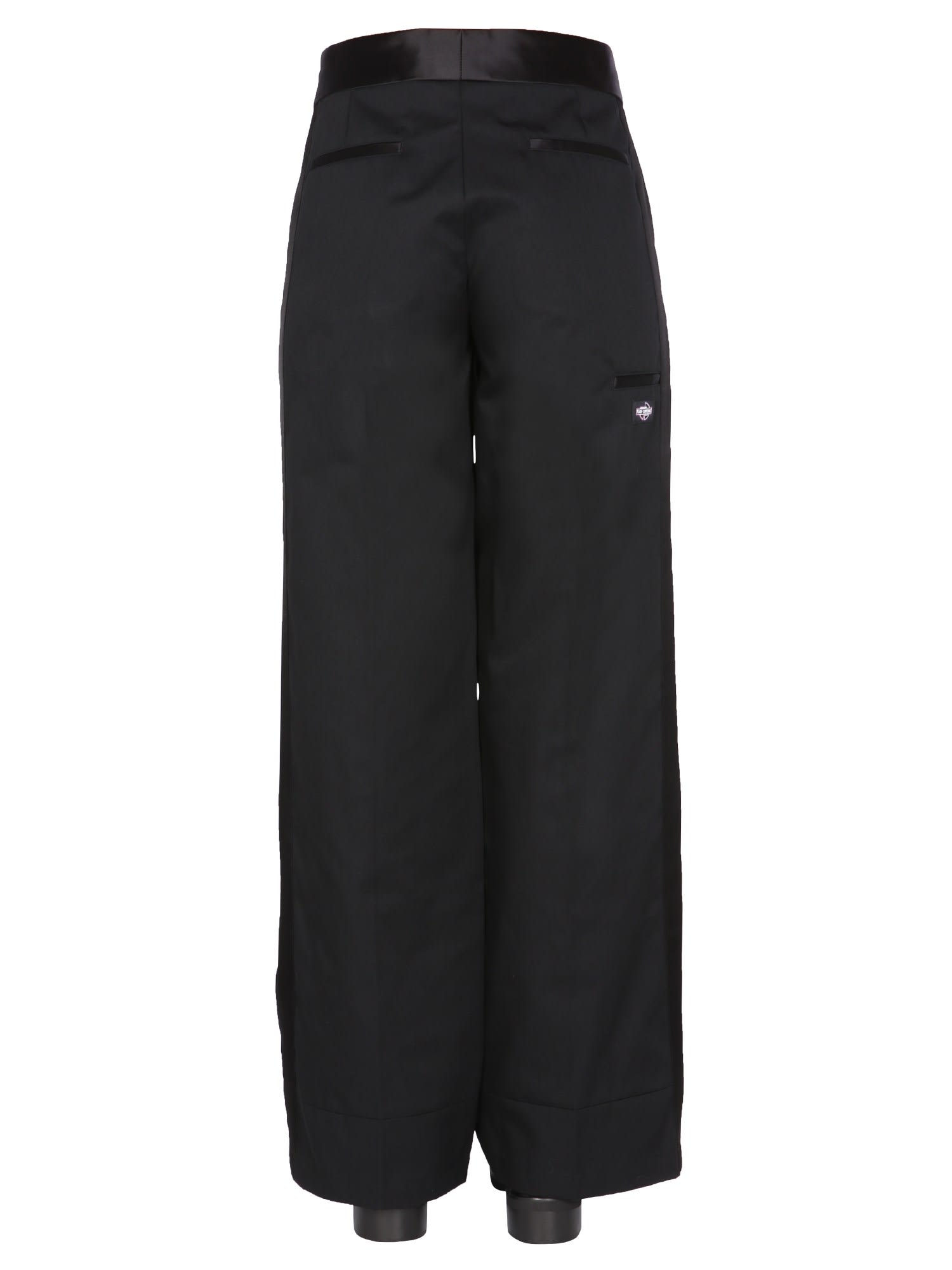 Raf Simons Wide Leather Patch Button Trousers - SS05 – Vertical Rags
