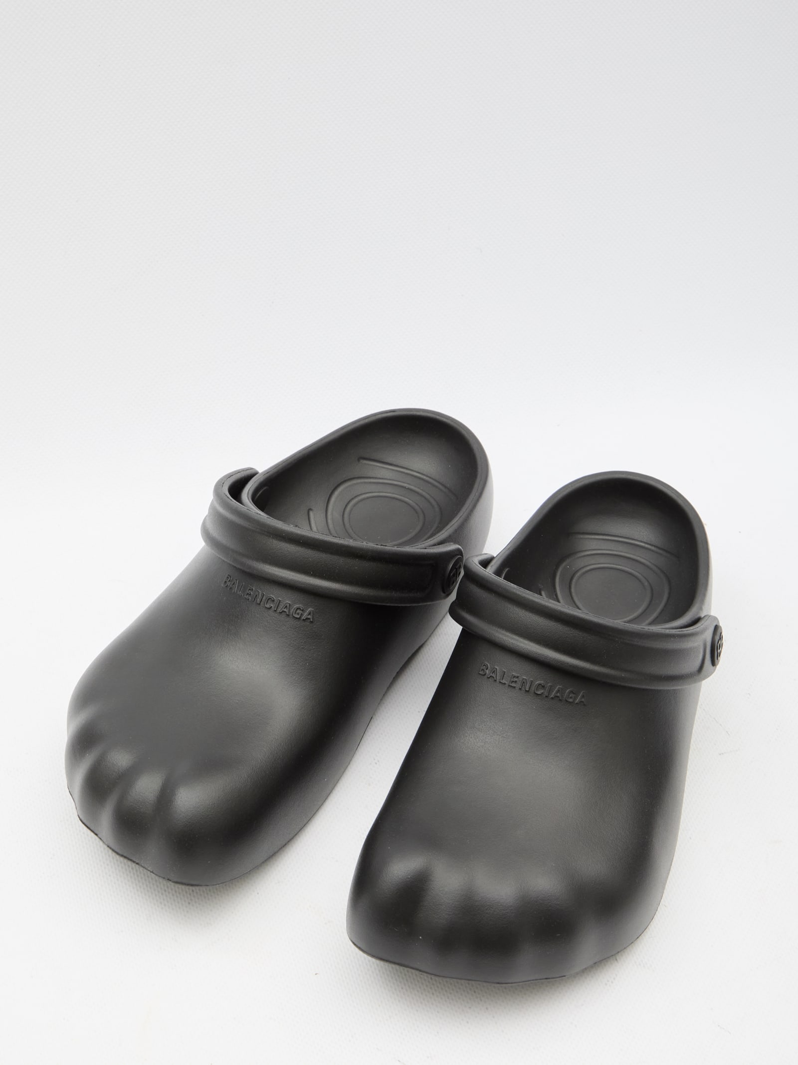 Shop Balenciaga Sunday Moulded Mules In Black