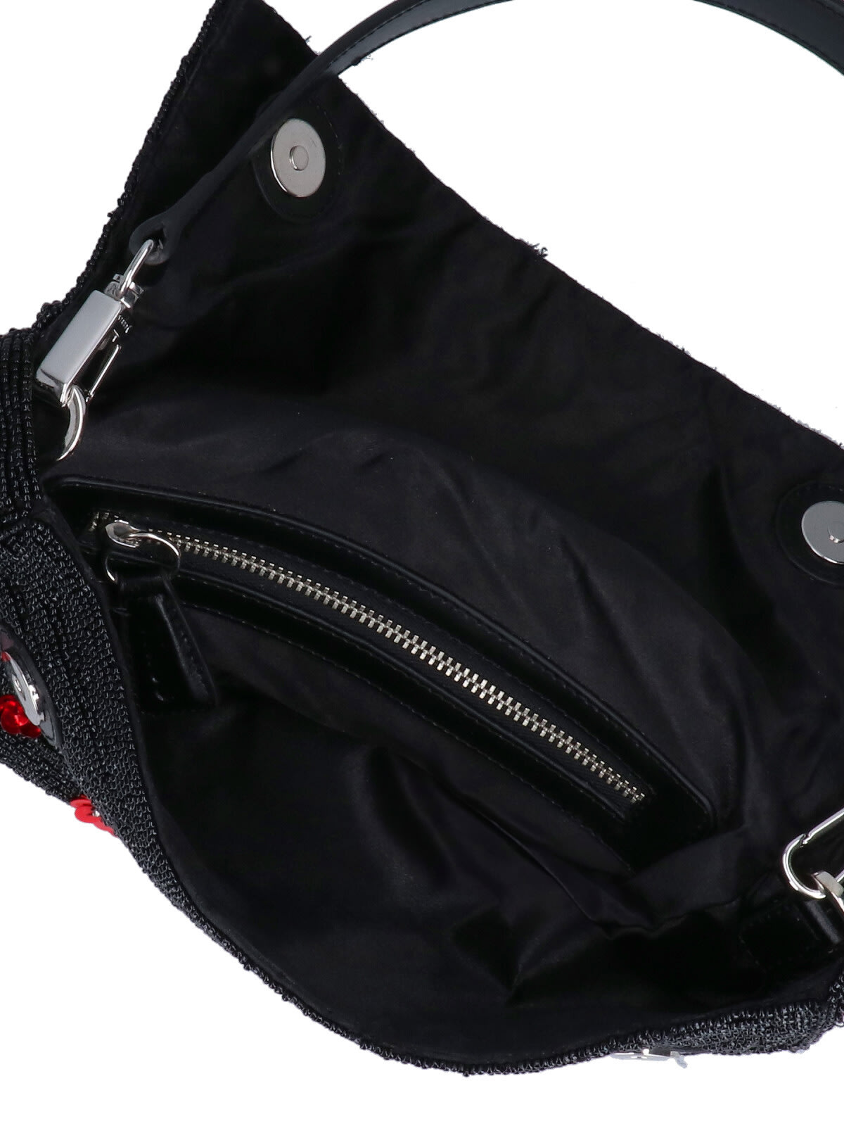 STAUD TIMMY POPPY RHINESTONE SHOULDER BAG 