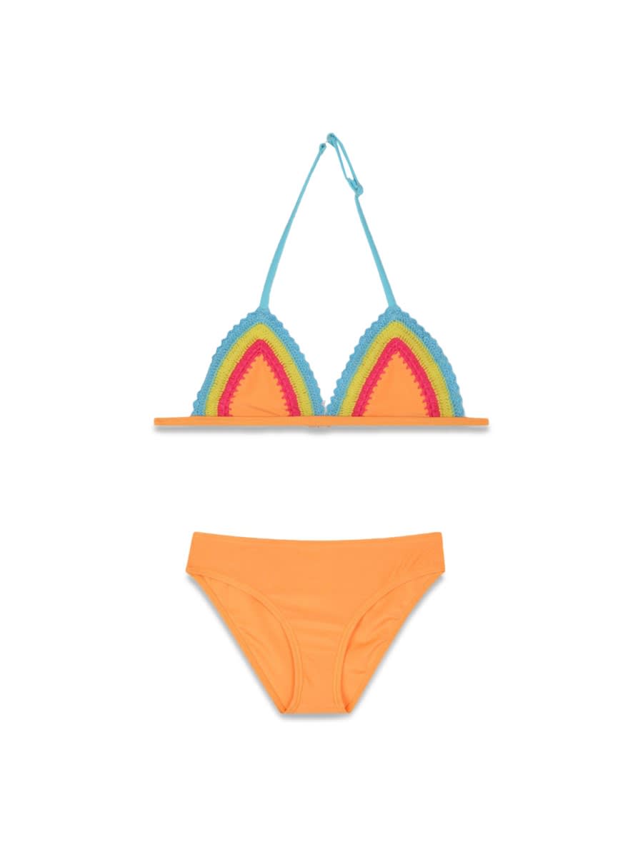 Billieblush Crochet Bikini In Orange