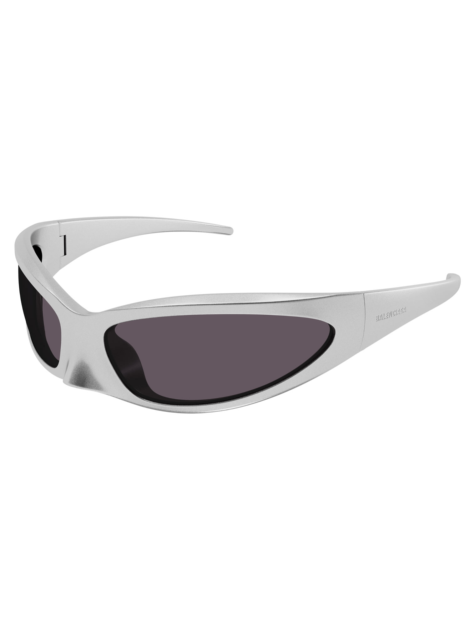 Shop Balenciaga Bb0251s Sunglasses In Silver Silver Grey