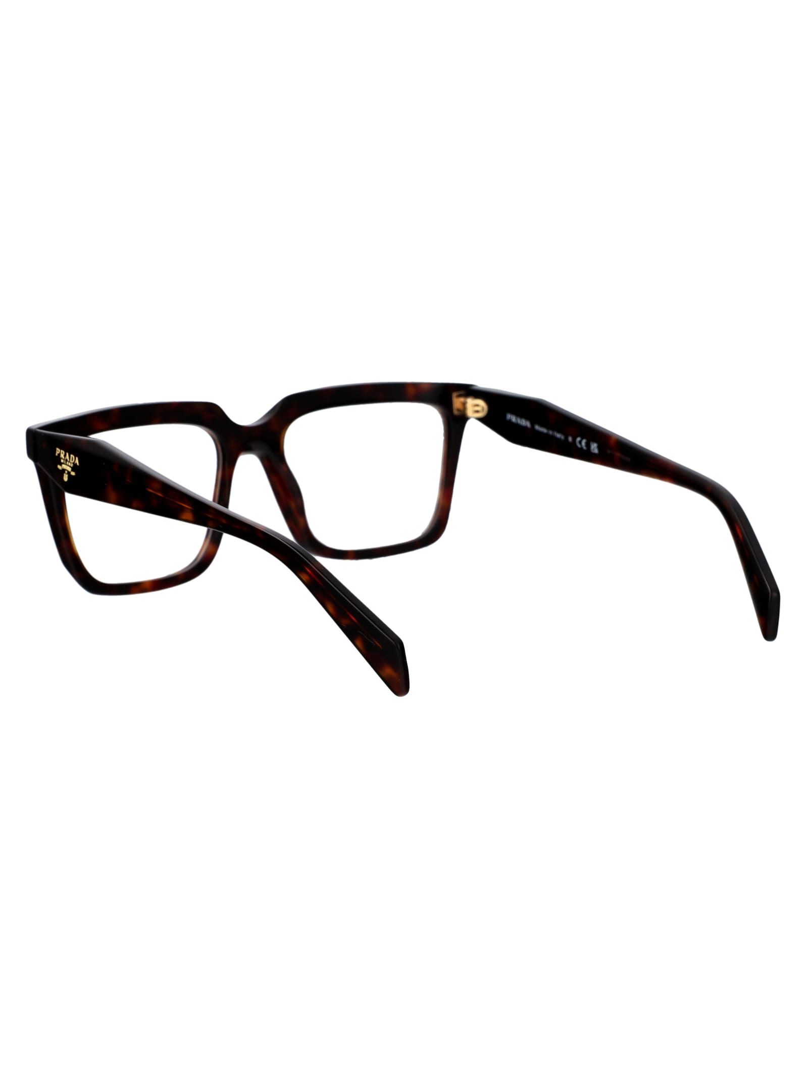 Shop Prada 0pr A19v Glasses In 17n1o1 Root Tortoise