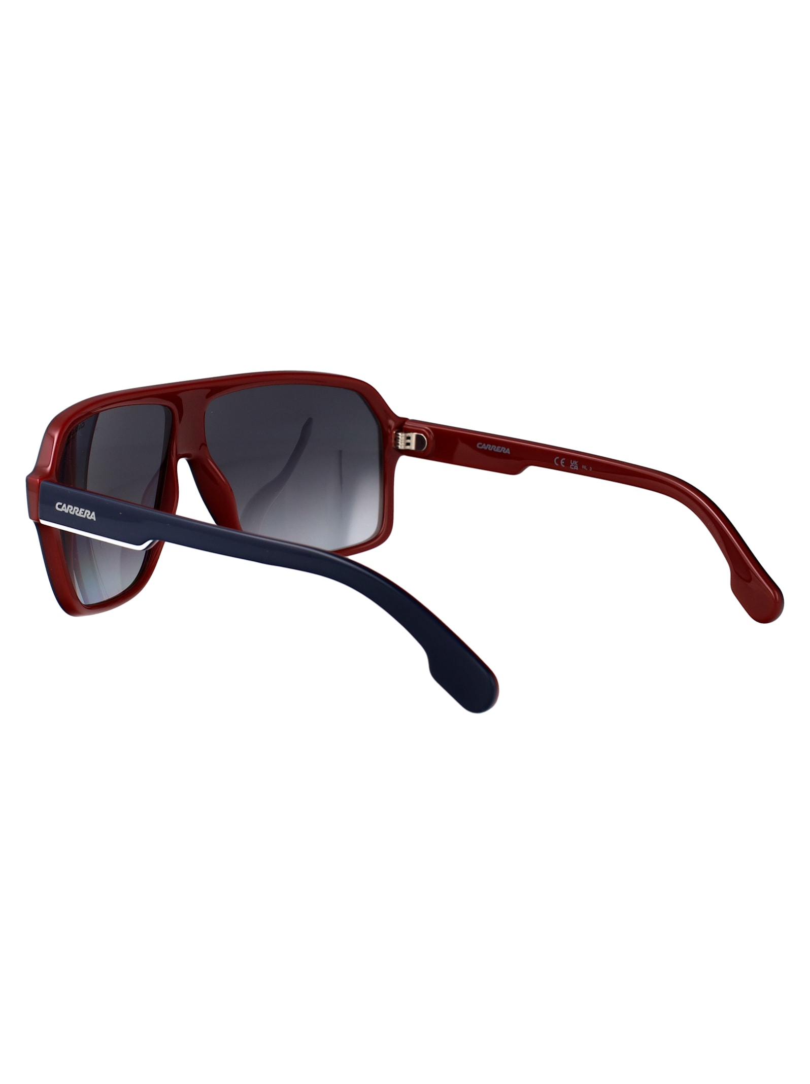 Carrera Blu Rosso Acetate Sunglasses In Black