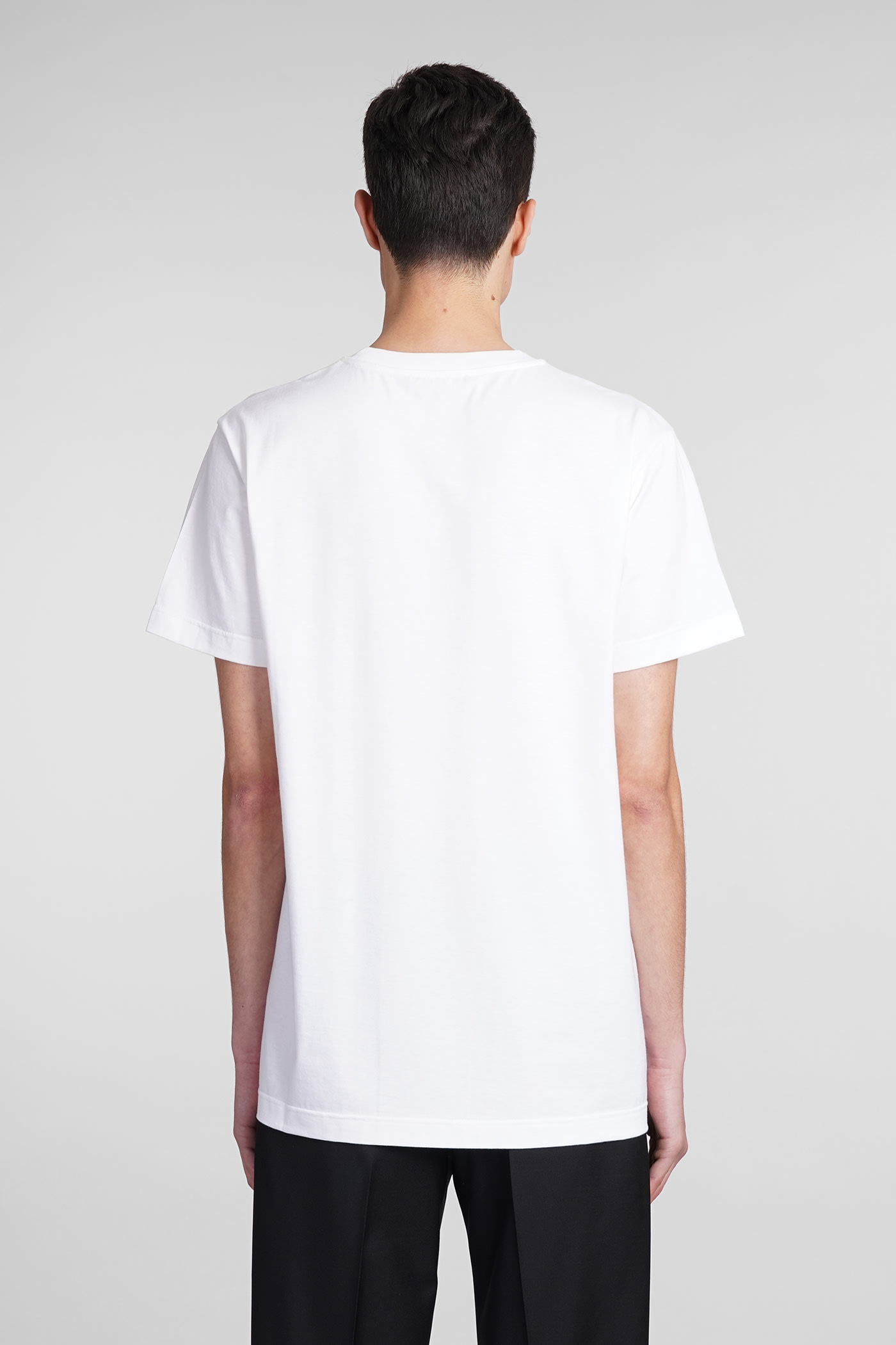 Shop Giuseppe Zanotti Lr01 T-shirt In White Cotton