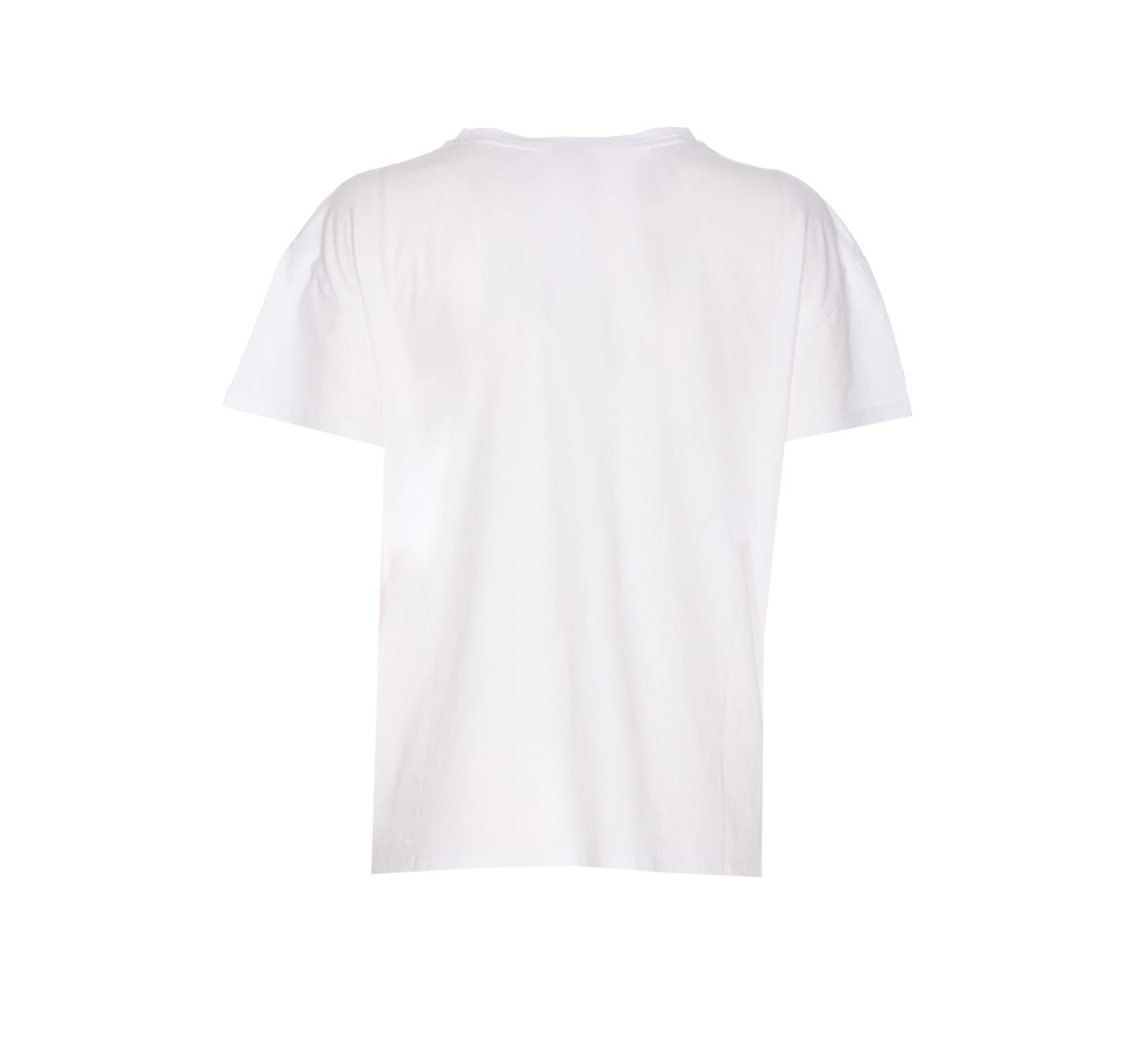 Liu •jo Crewneck Graphic Embellishment Top In White