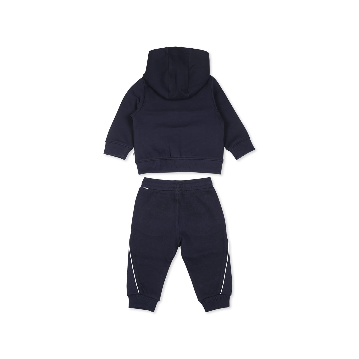 Hugo Boss Light Blue Set For Baby Boy With Logo In Blue