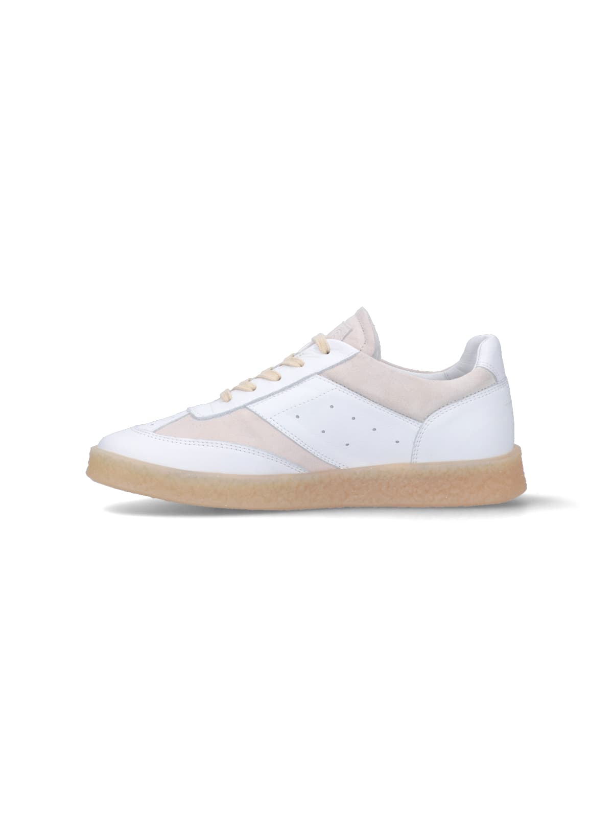 Shop Mm6 Maison Margiela 6 Court Sneakers In White