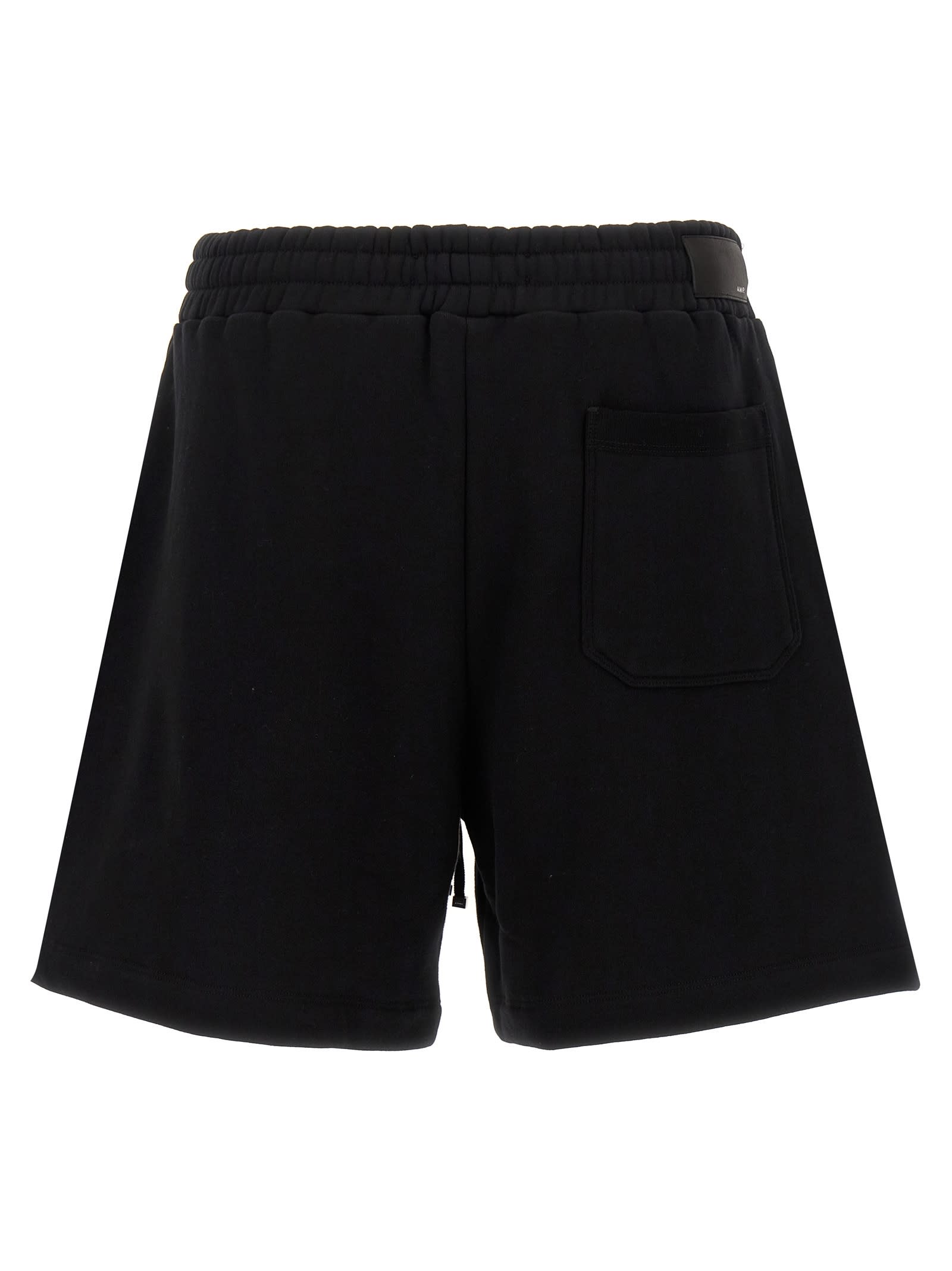 Shop Amiri Core Logo Bermuda Shorts In Black