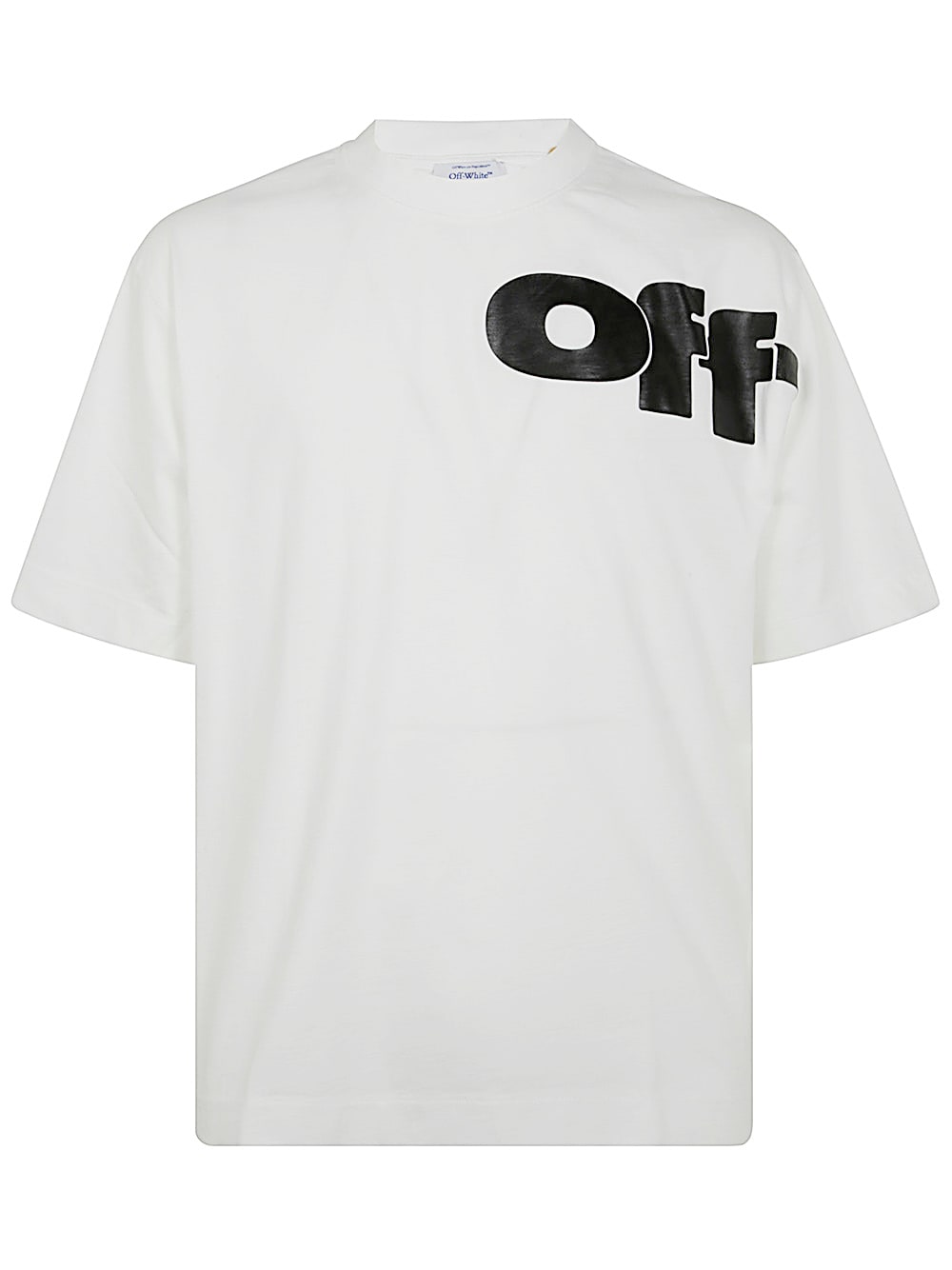 Shop Off-white Shared Logo Skate Tee In White Black