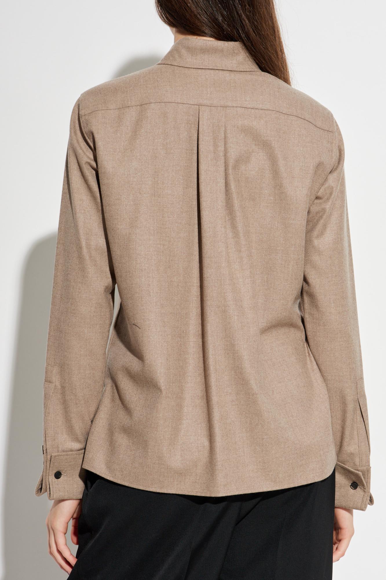 Max Mara Tebaide Shirt In Neutral