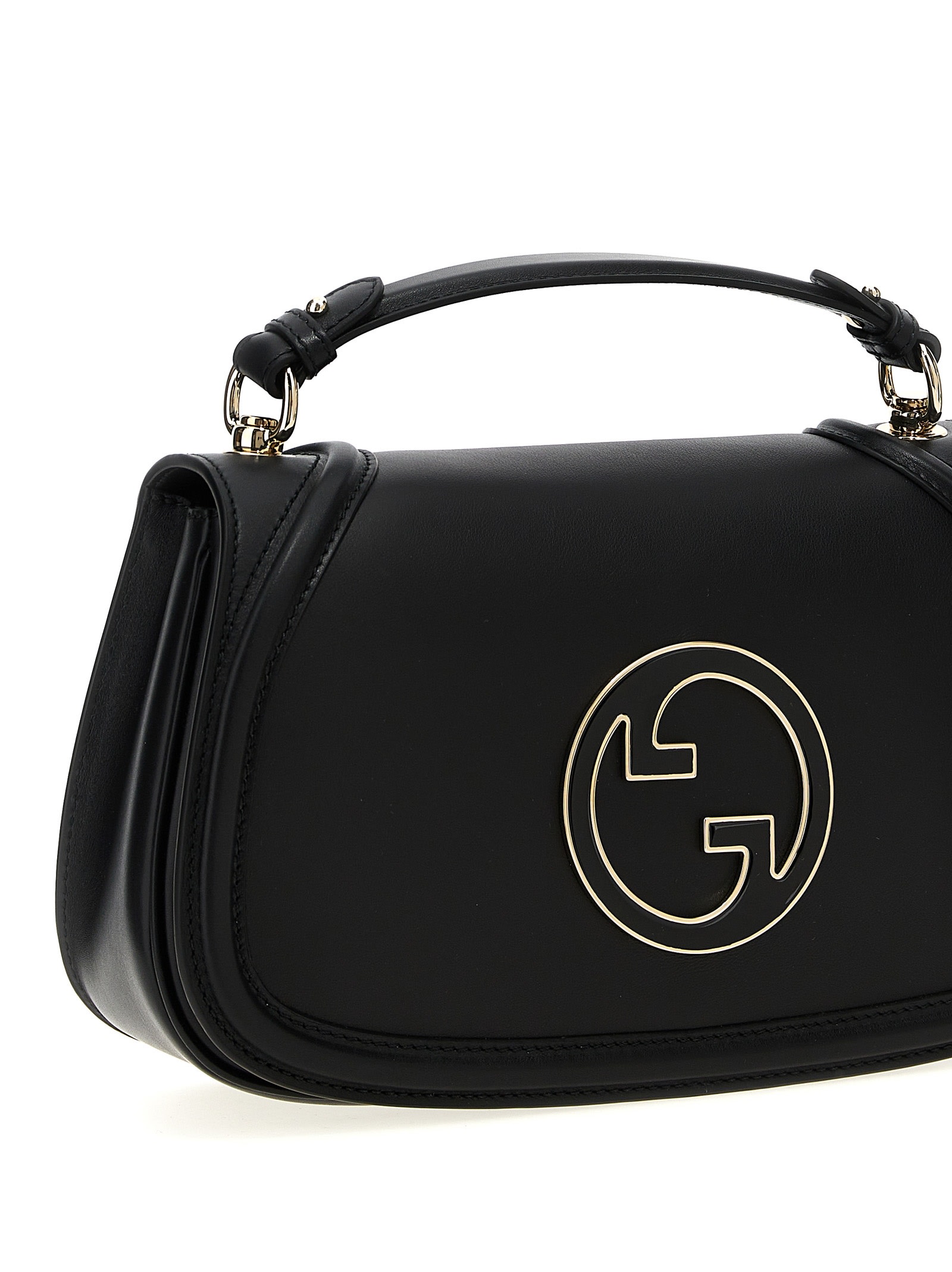 Gucci Medium Blondie Leather Crossbody Bag In Black