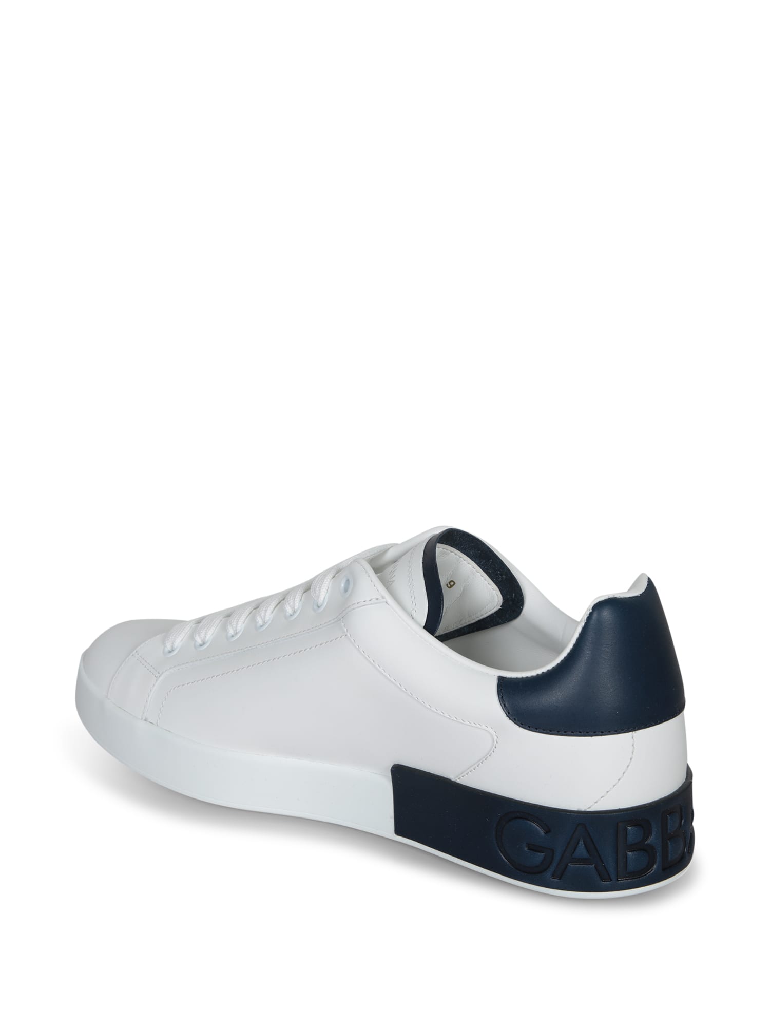 Dolce & Gabbana White Sneakers With Minimalist Design And Cushioned Sole In White