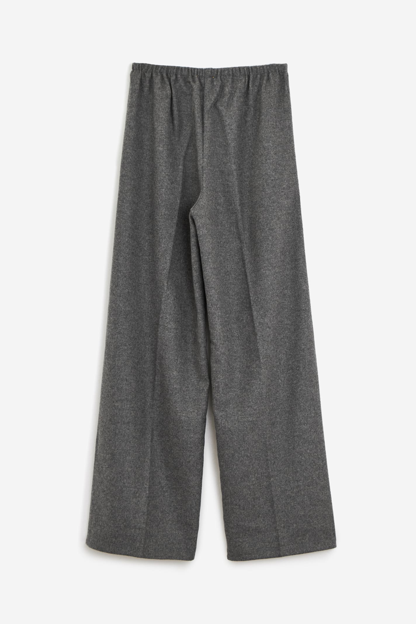 Forte Forte Felted Straight-leg Trousers In Grey